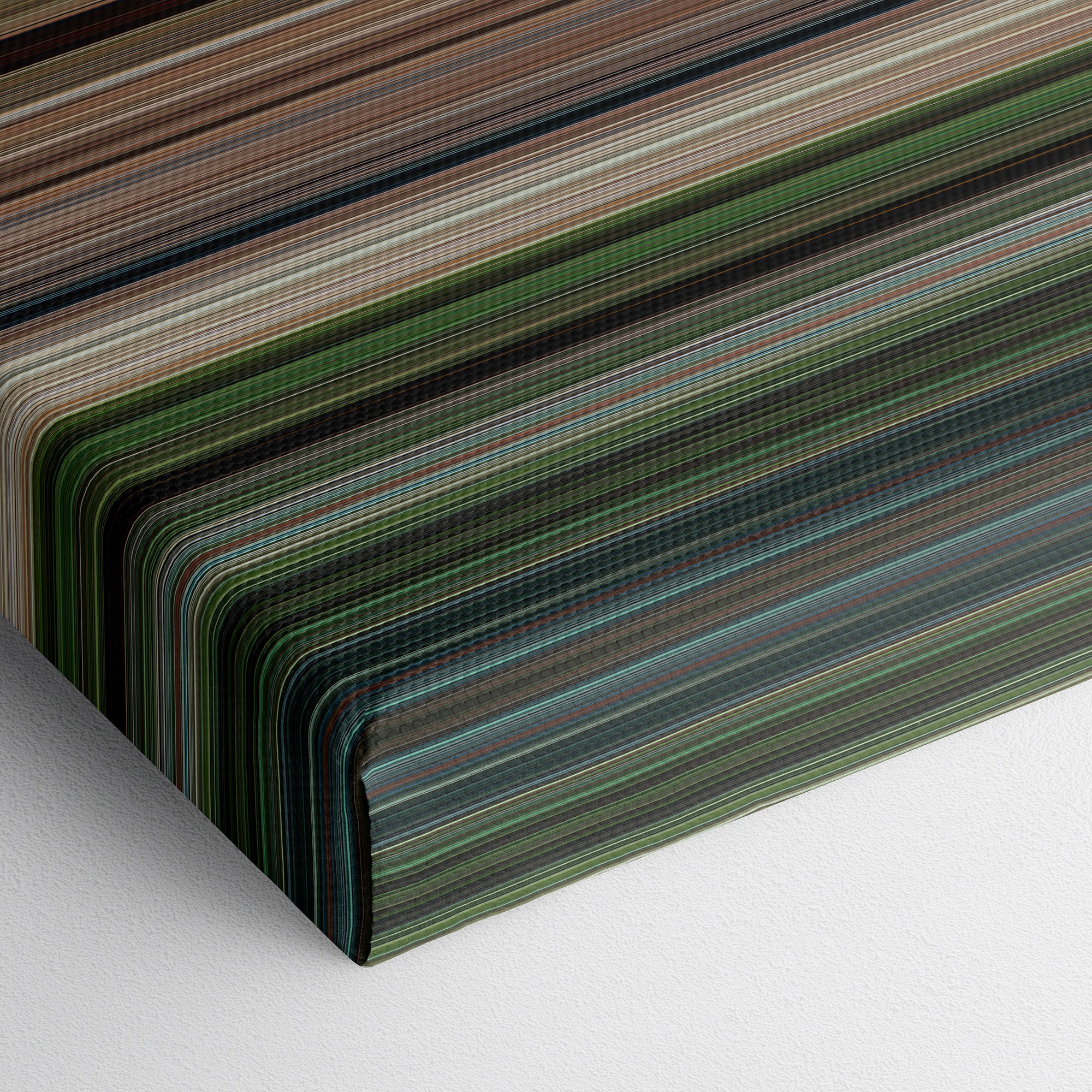 Apocalypto (2006) CineSpectrum Color Spectrum Canvas Print - Close Up of Bottom of Print