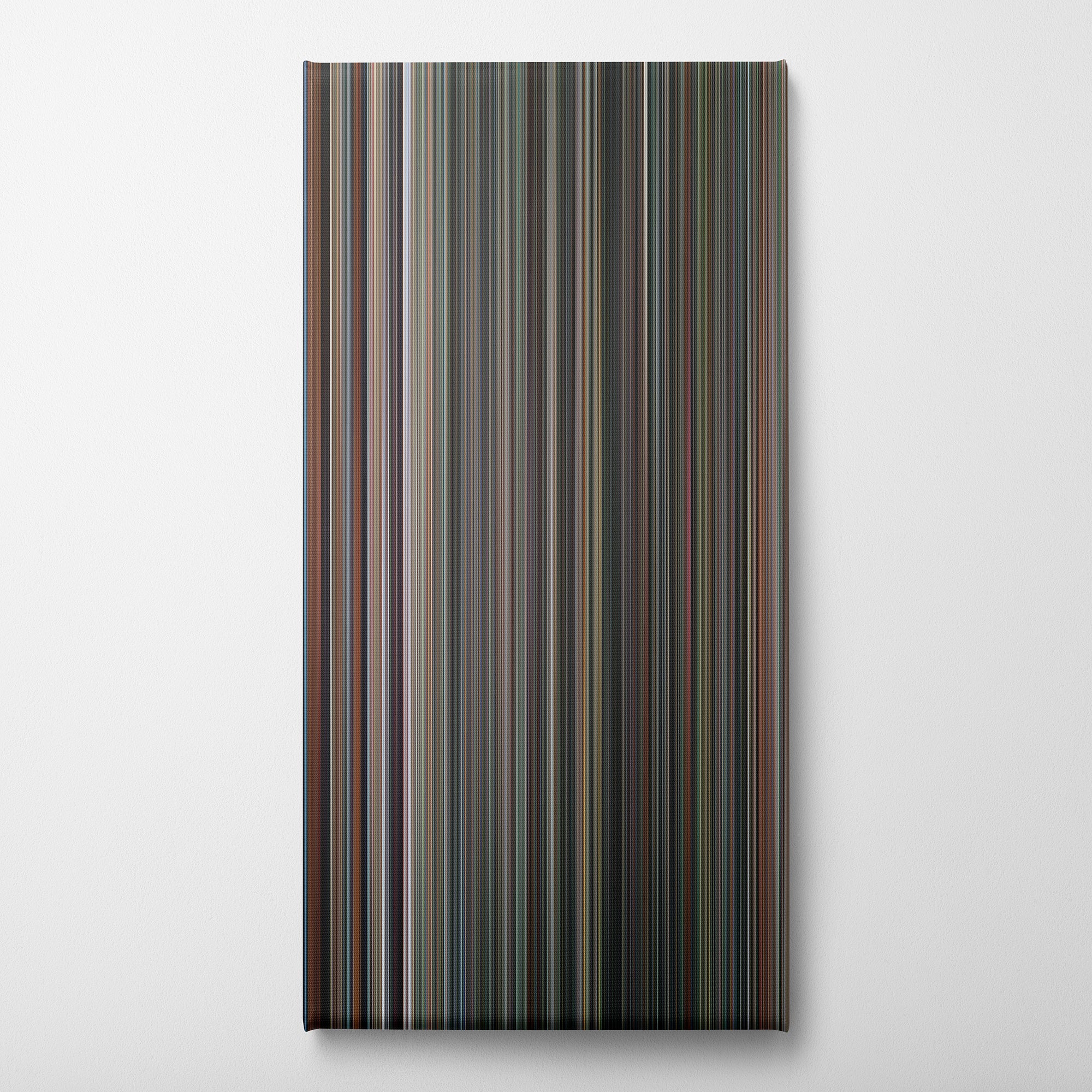 Apollo 13 (1995) CineSpectrum Color Spectrum Canvas Print - Vertical on Wall