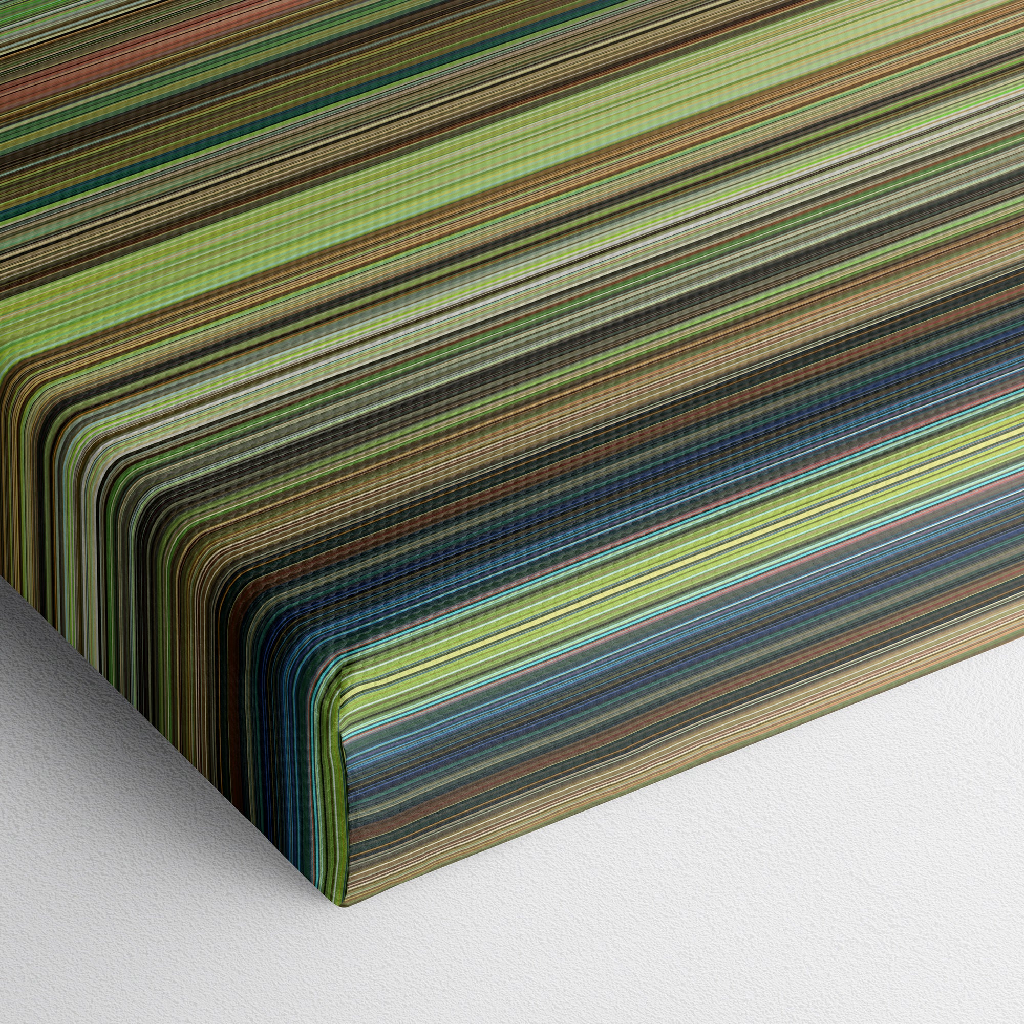 Arrietty (2010) CineSpectrum Color Spectrum Canvas Print - Close Up of Bottom of Print