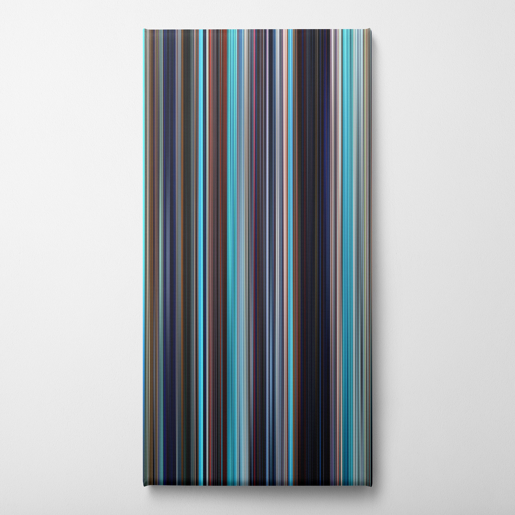 As Tears Go By (1988) CineSpectrum Color Spectrum Canvas Print - Vertical on Wall