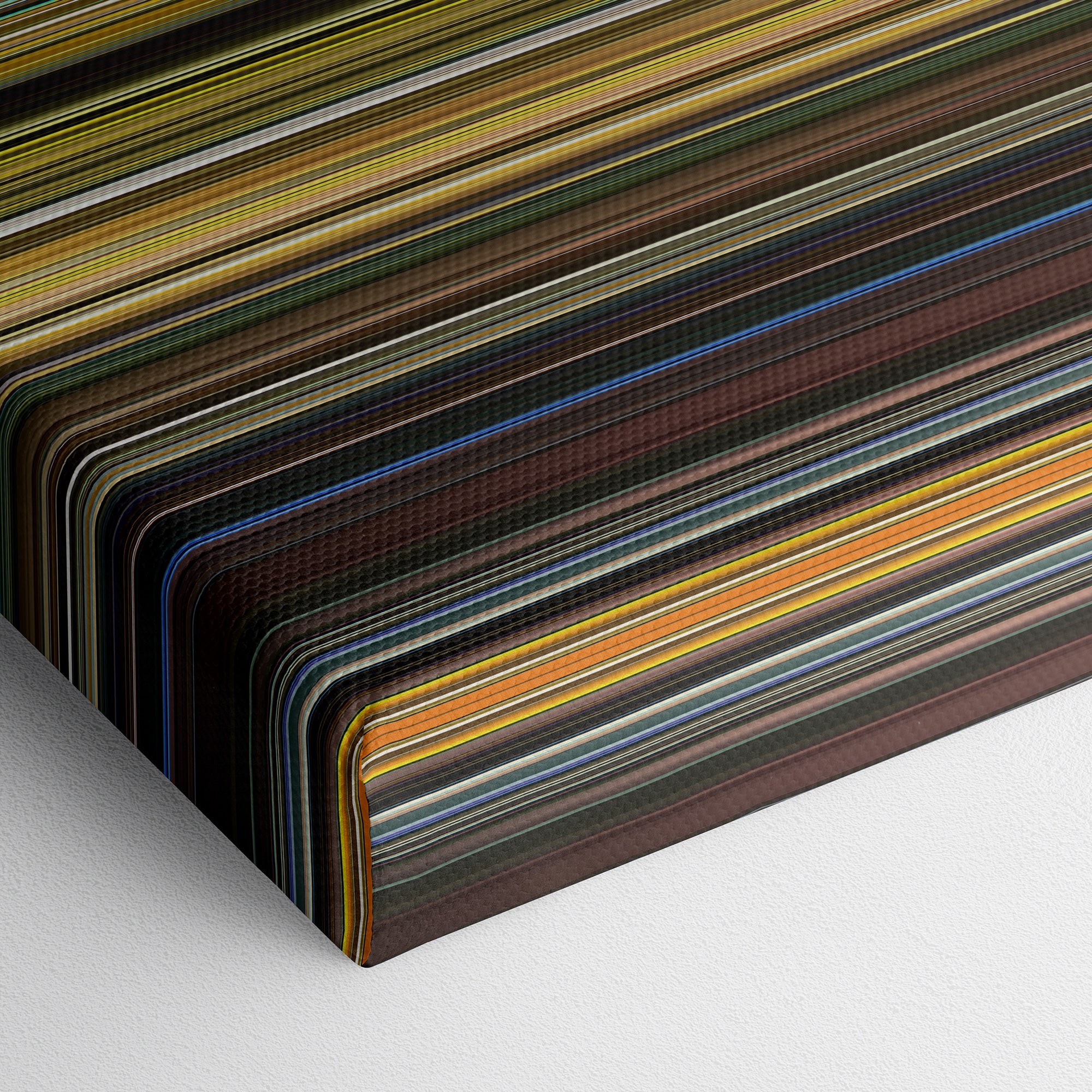 Ashes of Time (1994) CineSpectrum Color Spectrum Canvas Print - Close Up of Bottom of Print