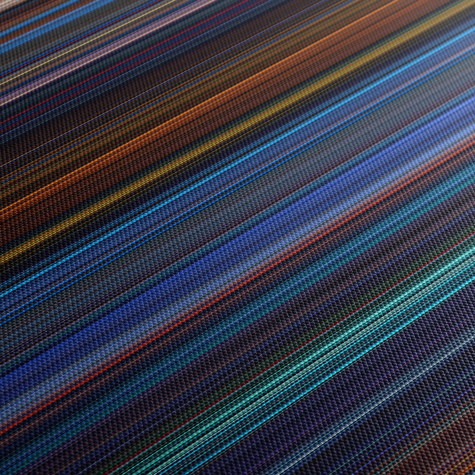 Atlantis - The Lost Empire (2001) CineSpectrum Color Spectrum Canvas Print - Close Up of Middle of Print