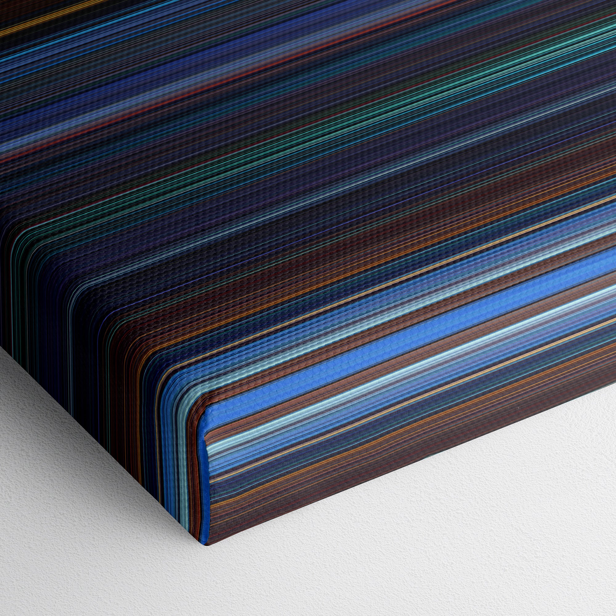 Atlantis - The Lost Empire (2001) CineSpectrum Color Spectrum Canvas Print - Close Up of Bottom of Print