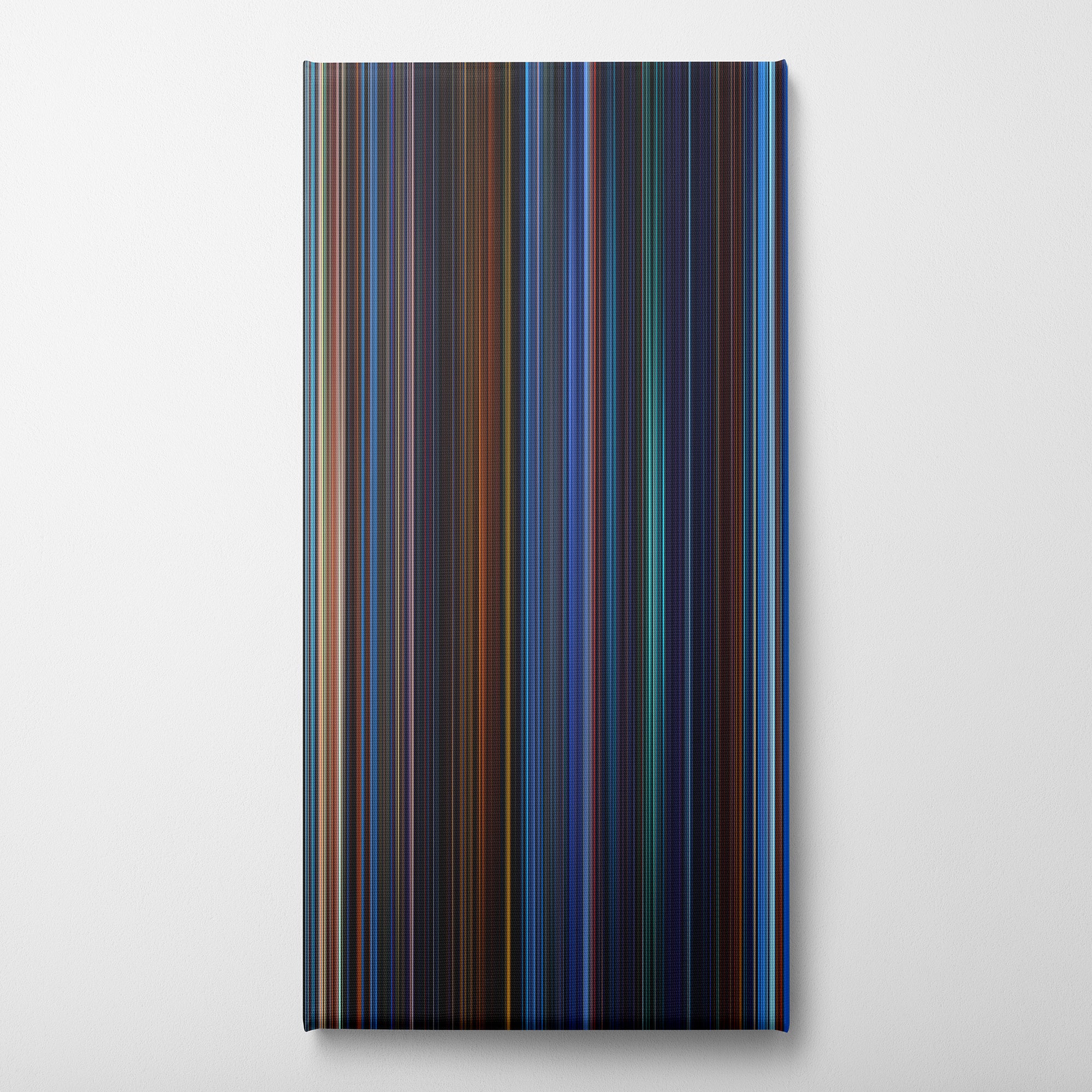 Atlantis - The Lost Empire (2001) CineSpectrum Color Spectrum Canvas Print - Vertical on Wall