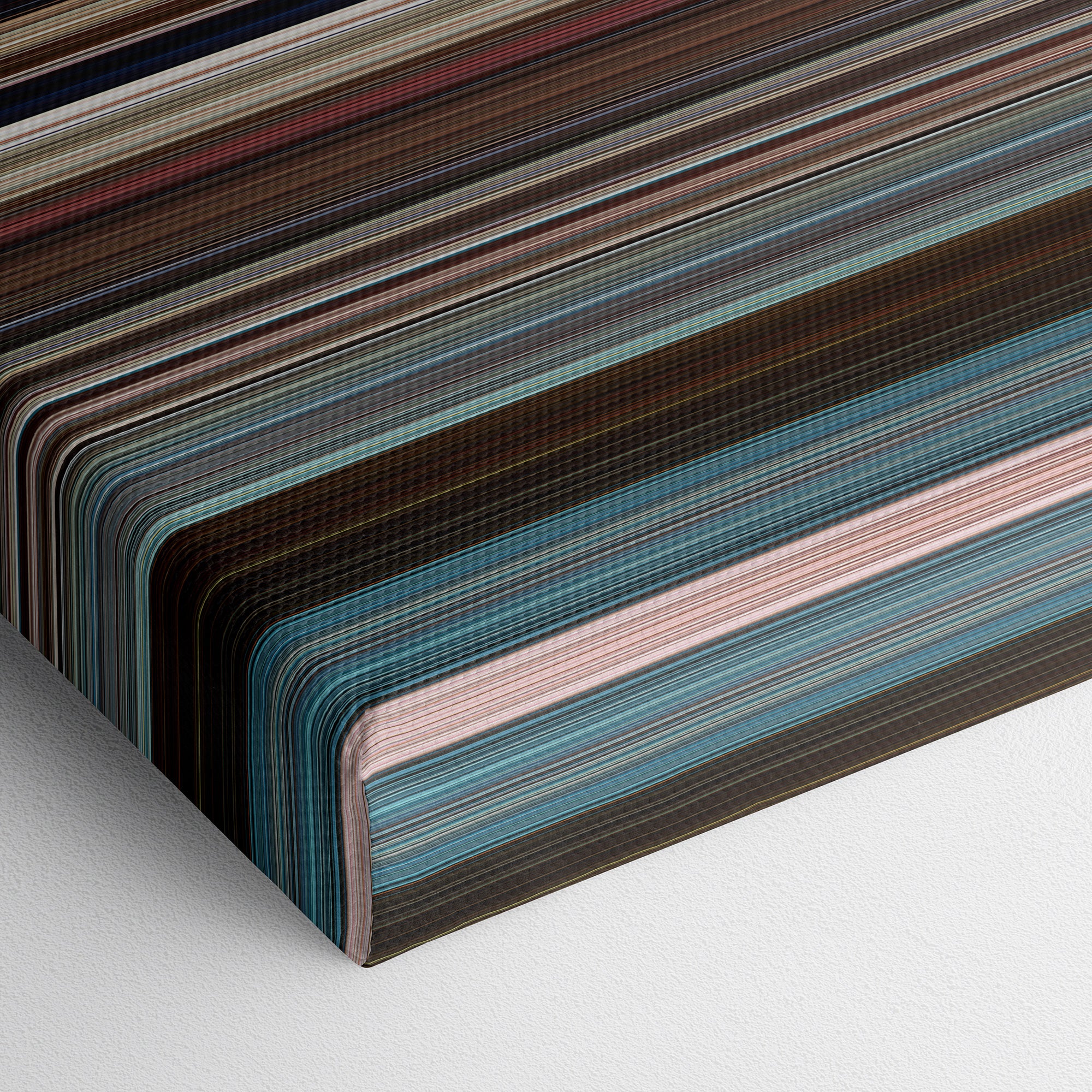 Australia (2008) CineSpectrum Color Spectrum Canvas Print - Close Up of Bottom of Print