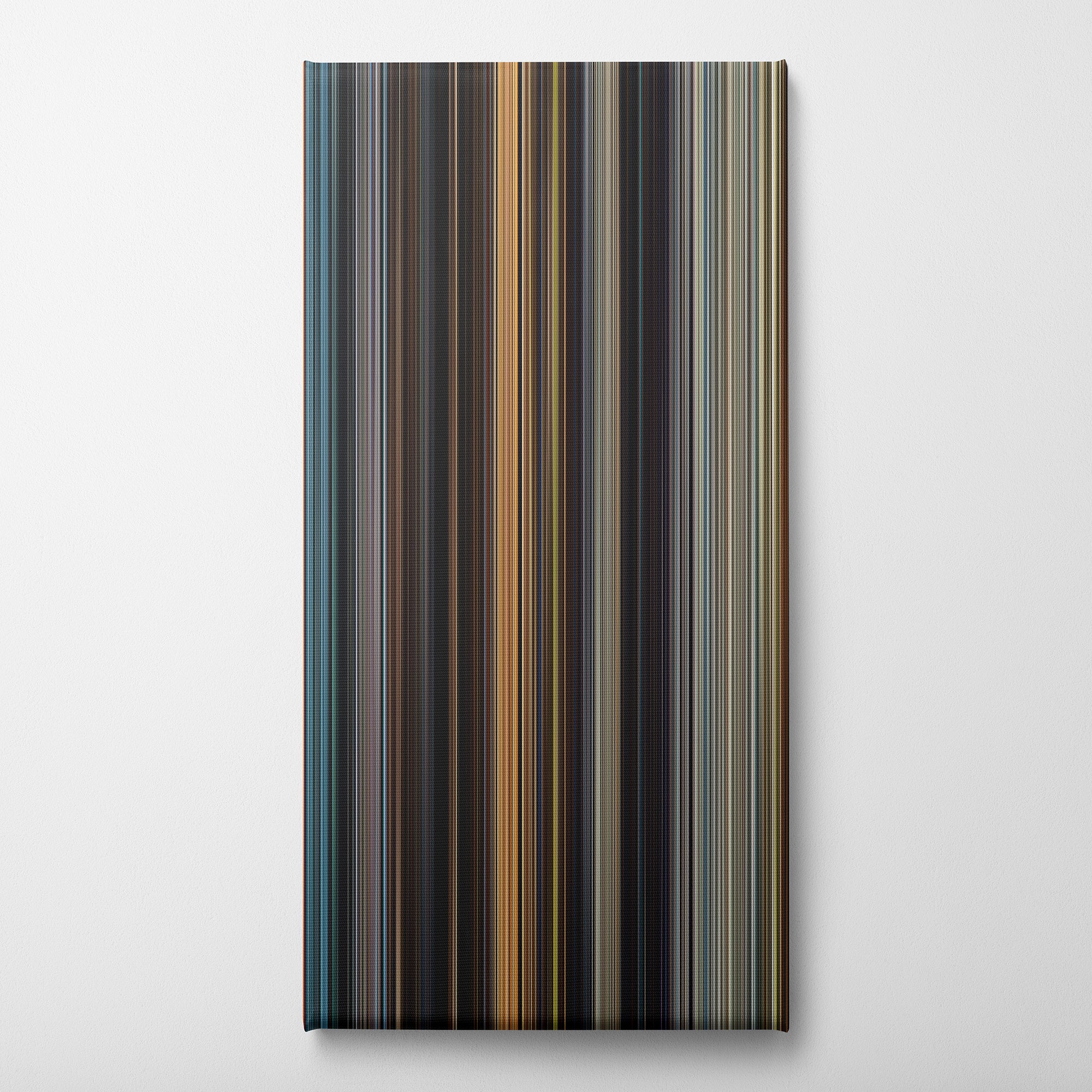 Avengers - Age of Ultron (2015) CineSpectrum Color Spectrum Canvas Print - Vertical on Wall