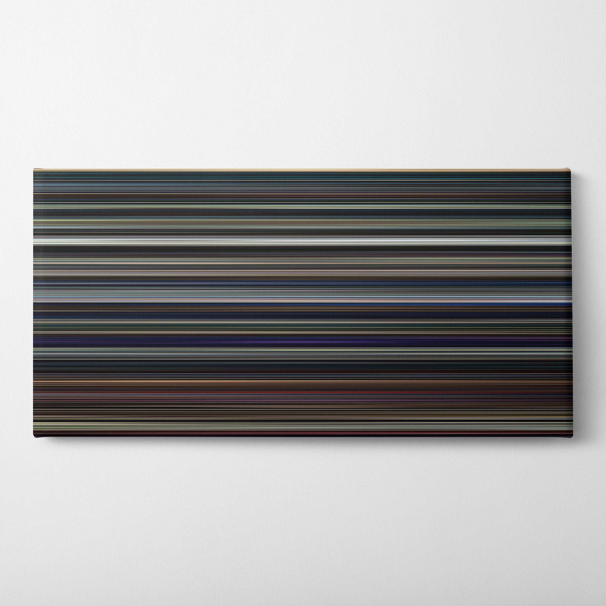 Avengers - Endgame (2019) CineSpectrum Color Spectrum Canvas Print - Horizontal on Wall