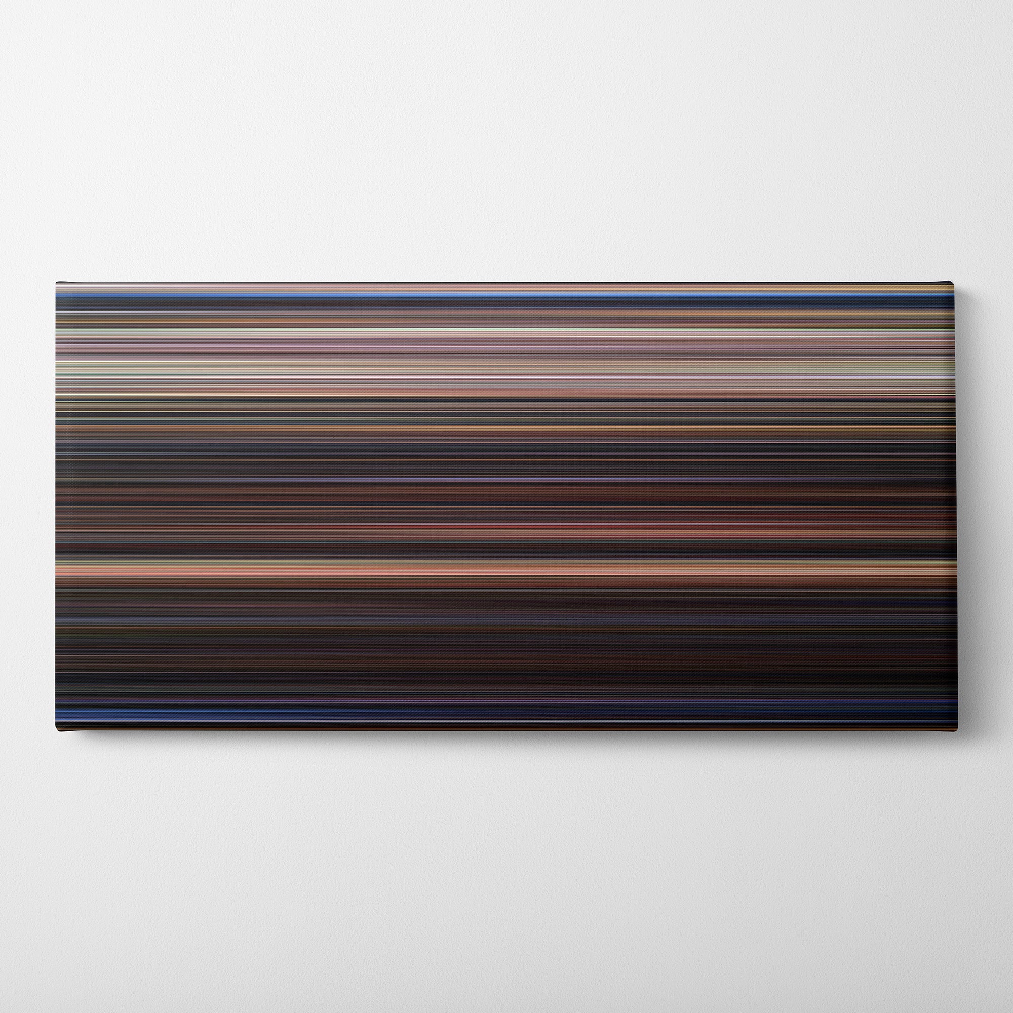 Back to the Future II (1989) CineSpectrum Color Spectrum Canvas Print - Horizontal on Wall