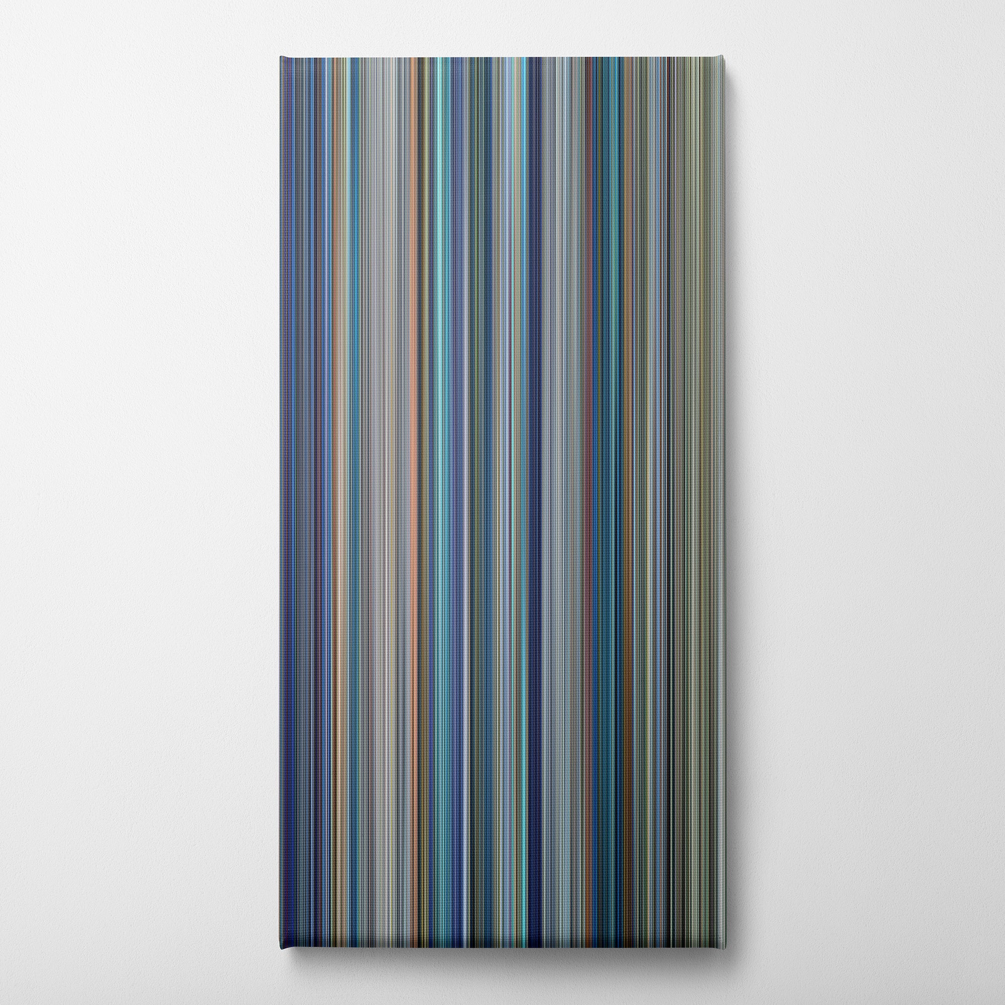Bad Boys II (2003) CineSpectrum Color Spectrum Canvas Print - Vertical on Wall