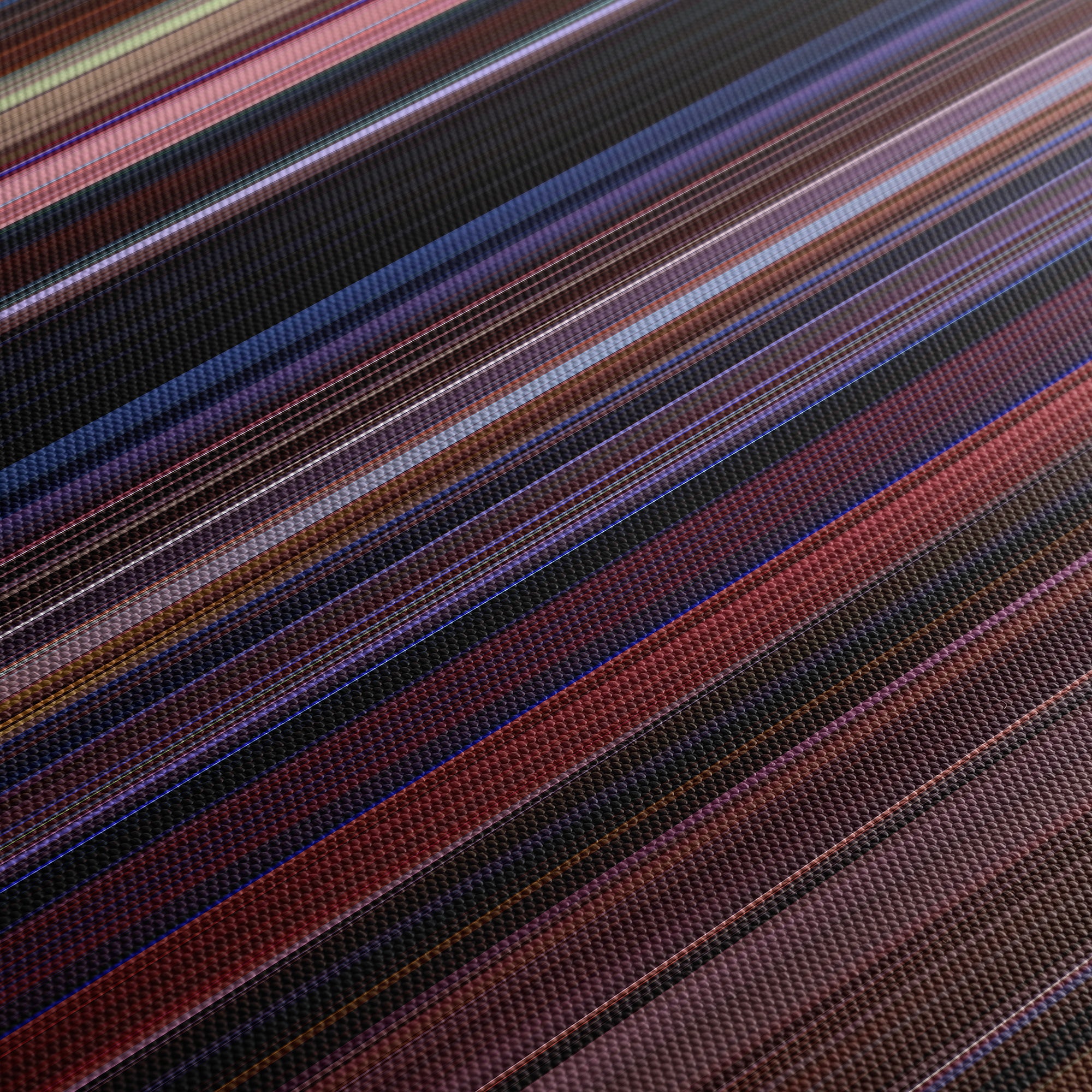 Bad Lieutenant (1992) CineSpectrum Color Spectrum Canvas Print - Close Up of Middle of Print