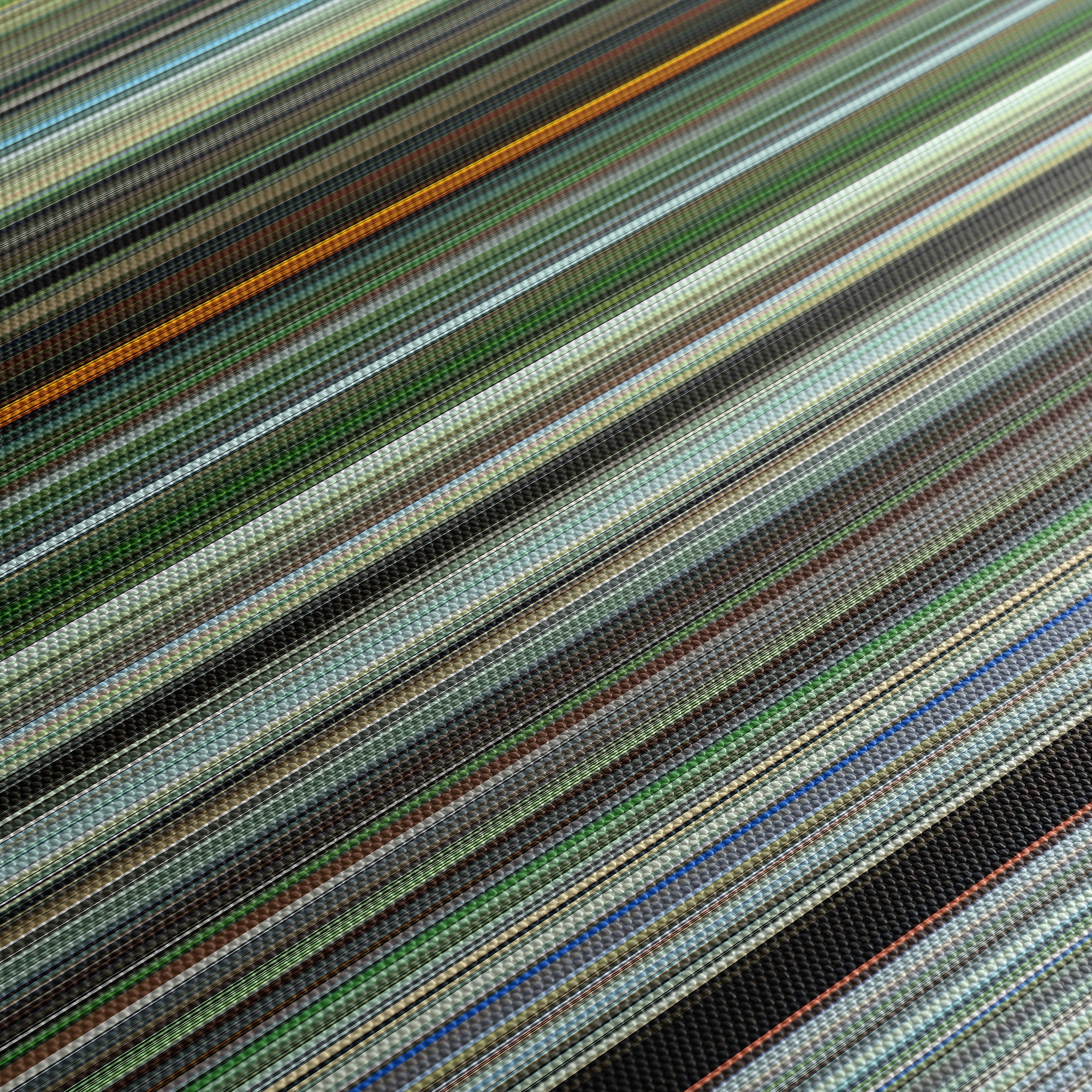 Badlands (1973) CineSpectrum Color Spectrum Canvas Print - Close Up of Middle of Print
