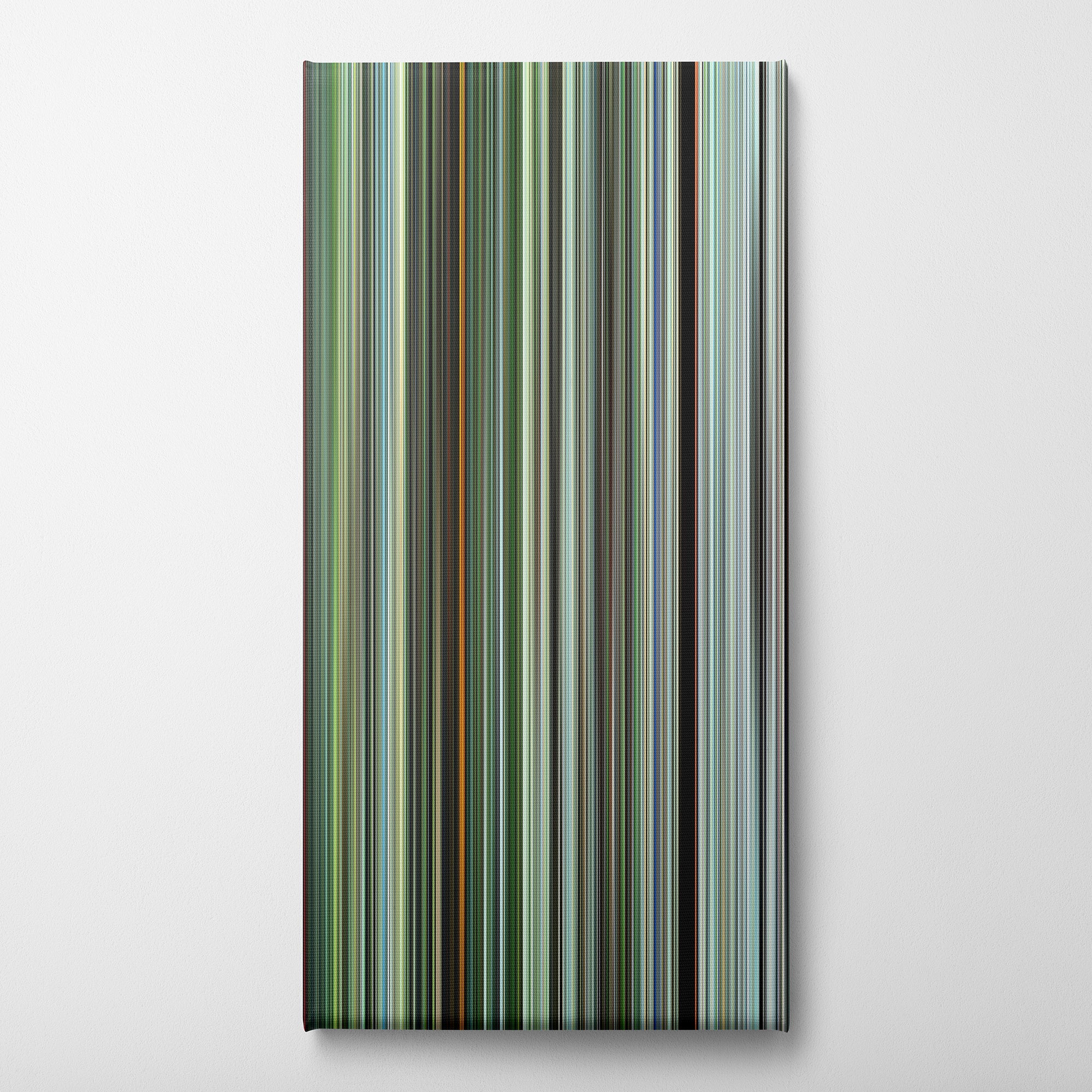 Badlands (1973) CineSpectrum Color Spectrum Canvas Print - Vertical on Wall