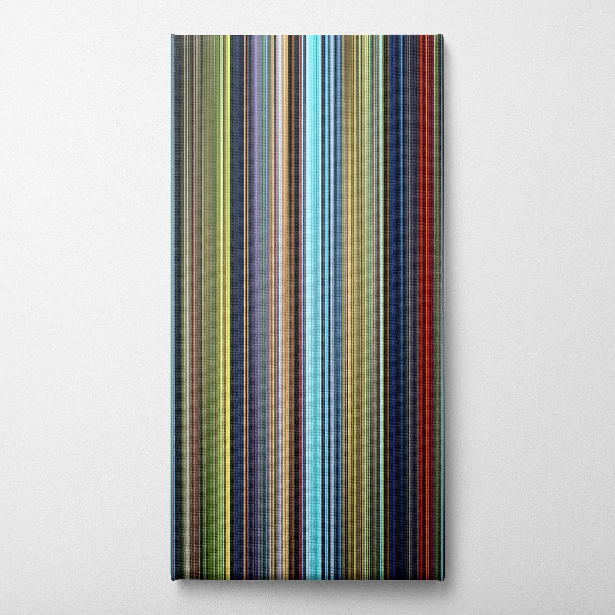Bambi (1942) CineSpectrum Color Spectrum Canvas Print - Vertical on Wall