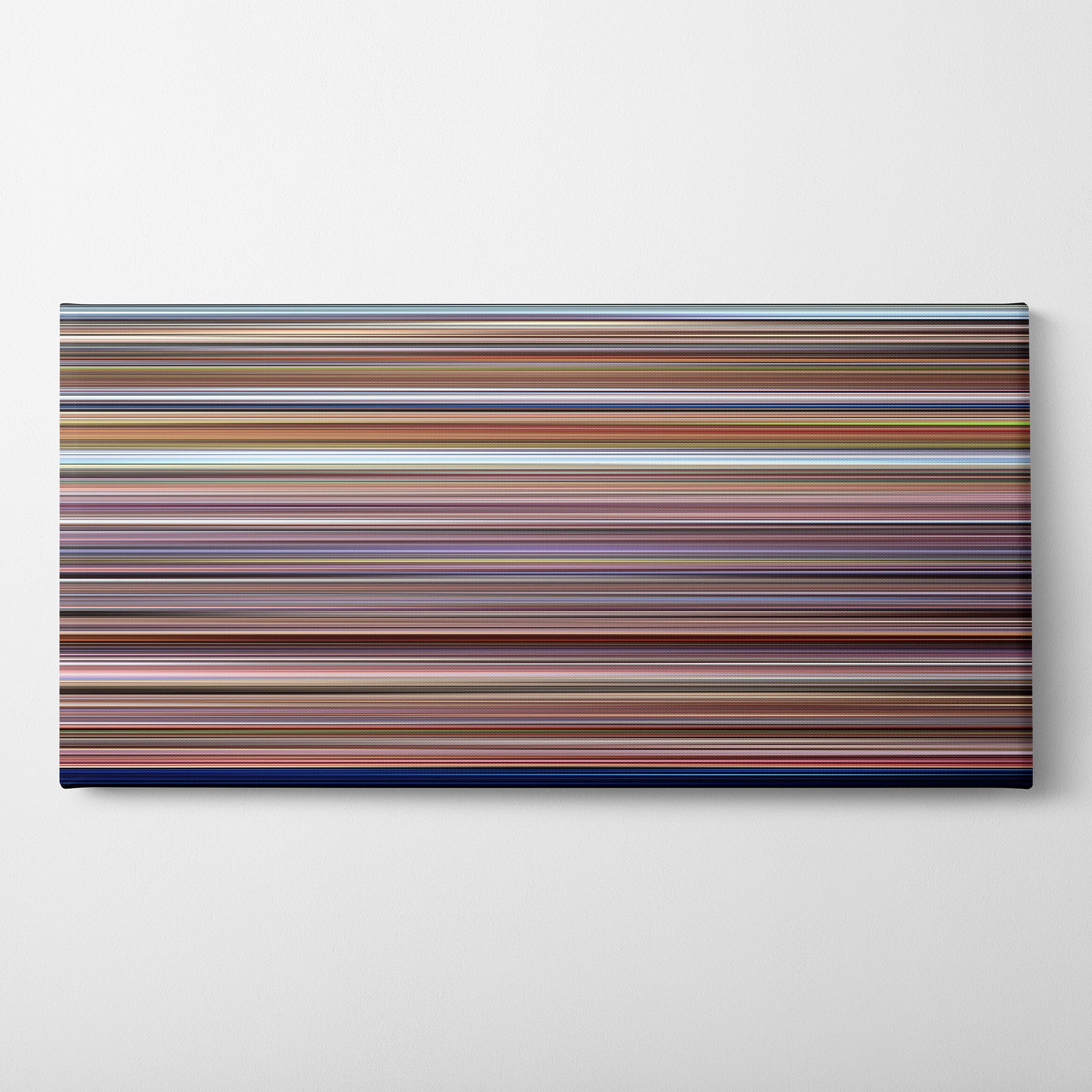 Baraka (1992) CineSpectrum Color Spectrum Canvas Print - Horizontal on Wall