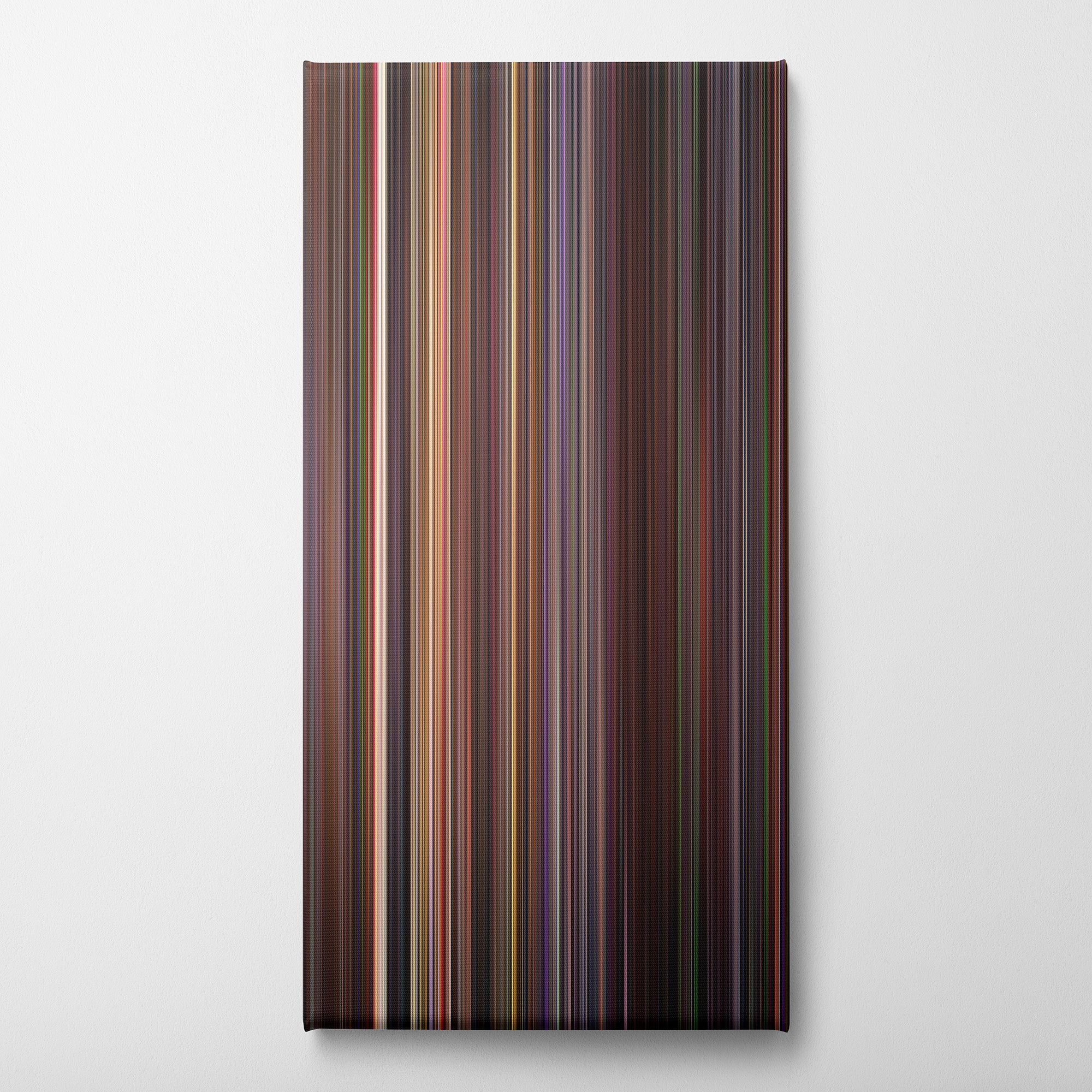 Barbarella (1968) CineSpectrum Color Spectrum Canvas Print - Vertical on Wall