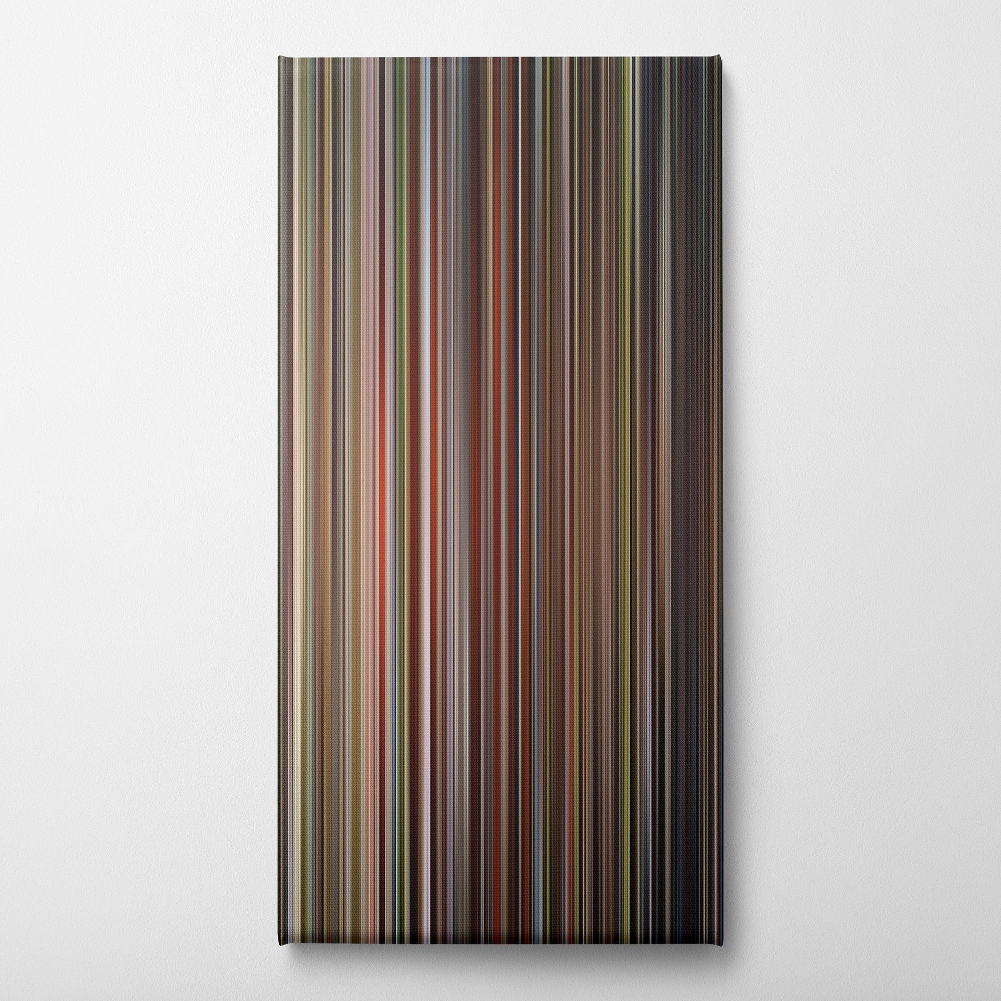 Barry Lyndon (1975) CineSpectrum Color Spectrum Canvas Print - Vertical on Wall