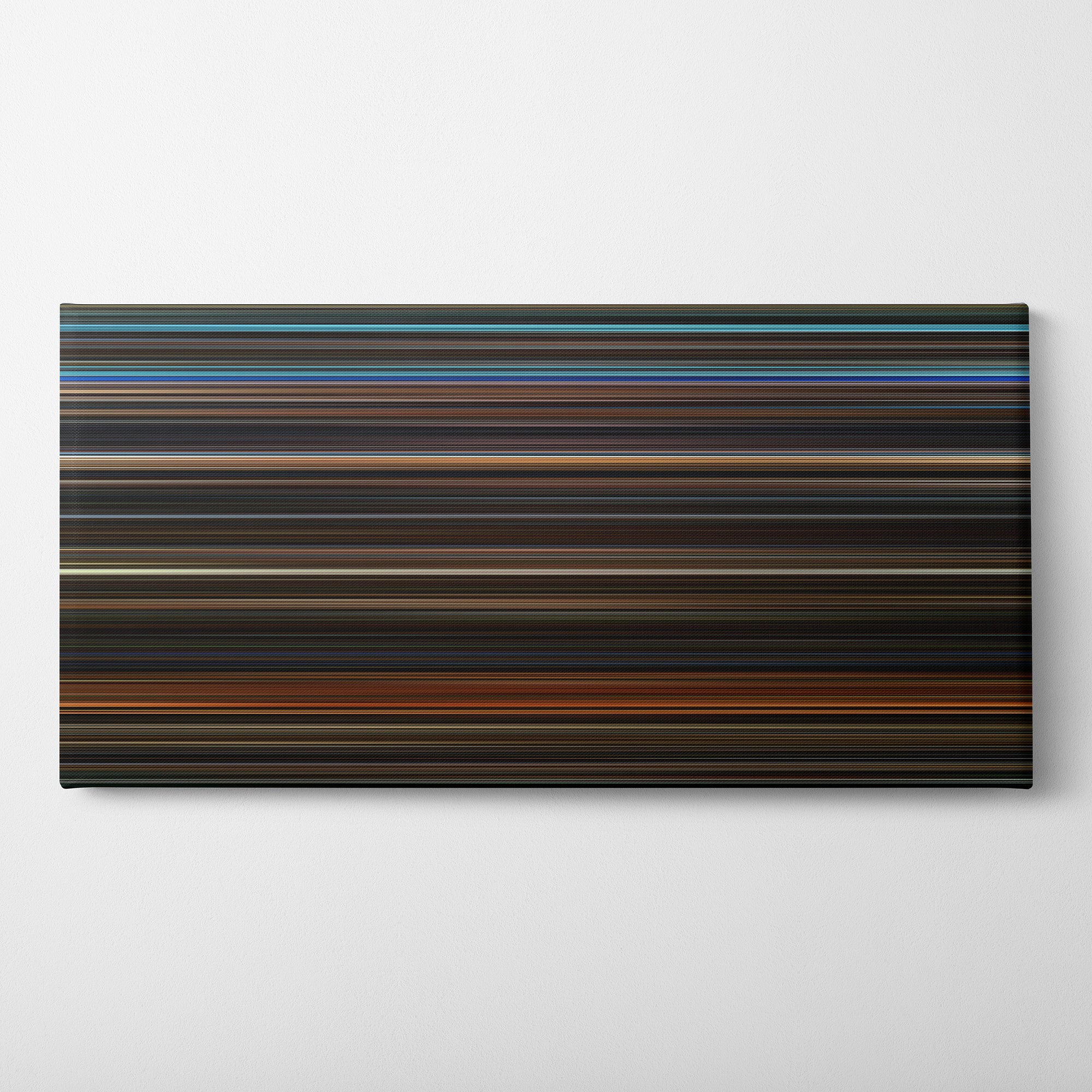 Batman Begins (2005) CineSpectrum Color Spectrum Canvas Print - Horizontal on Wall