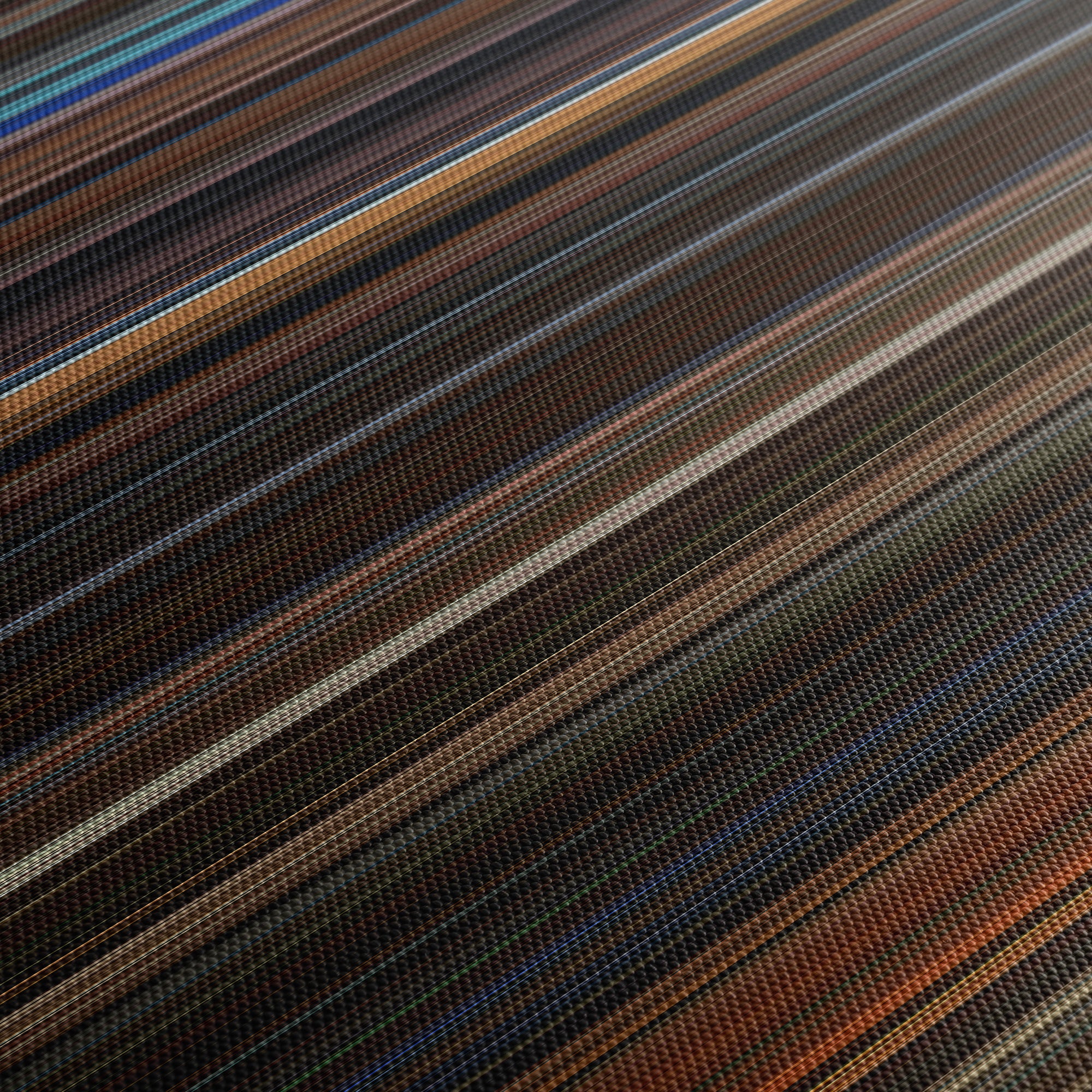 Batman Begins (2005) CineSpectrum Color Spectrum Canvas Print - Close Up of Middle of Print