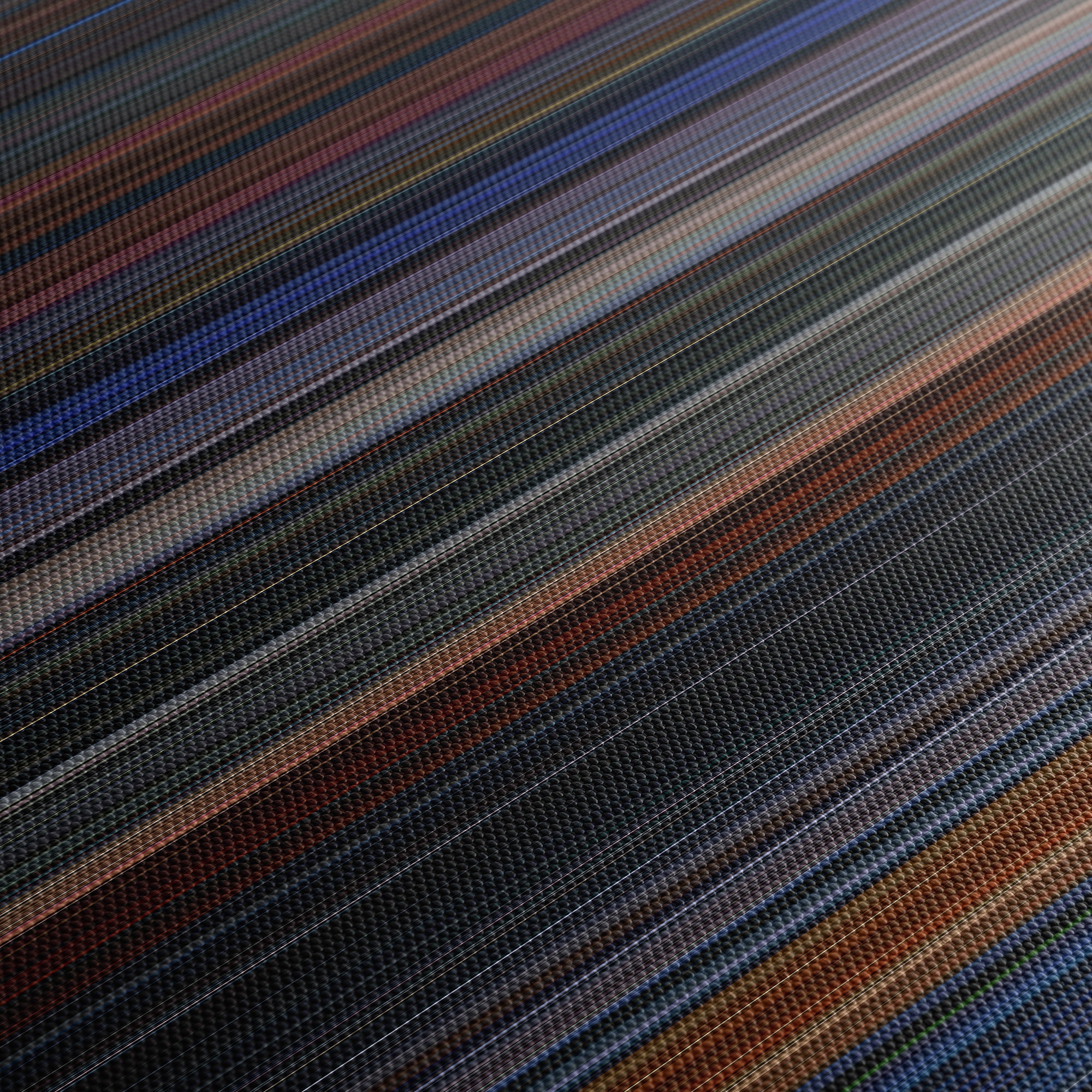 Batman Returns (1992) CineSpectrum Color Spectrum Canvas Print - Close Up of Middle of Print