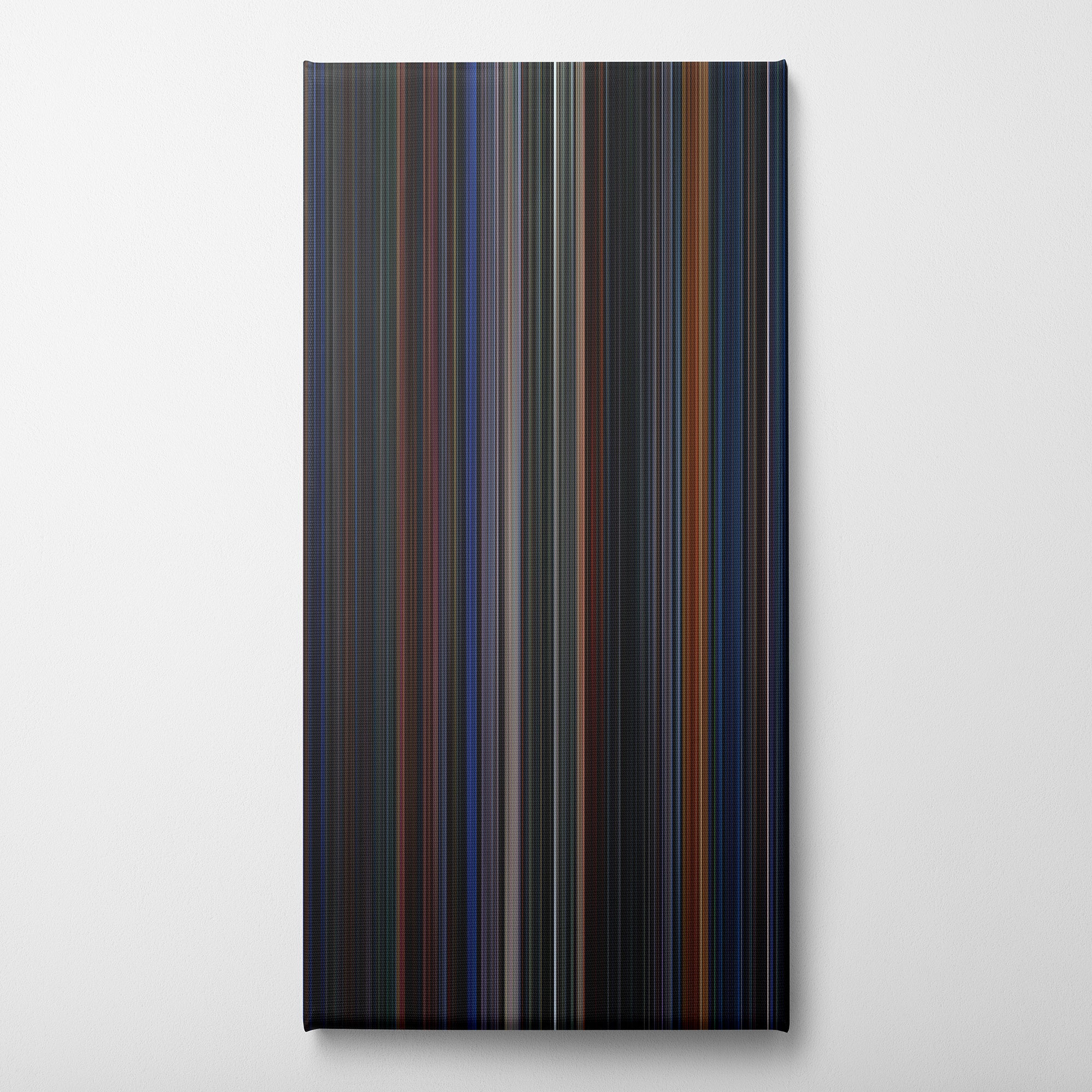 Batman Returns (1992) CineSpectrum Color Spectrum Canvas Print - Vertical on Wall