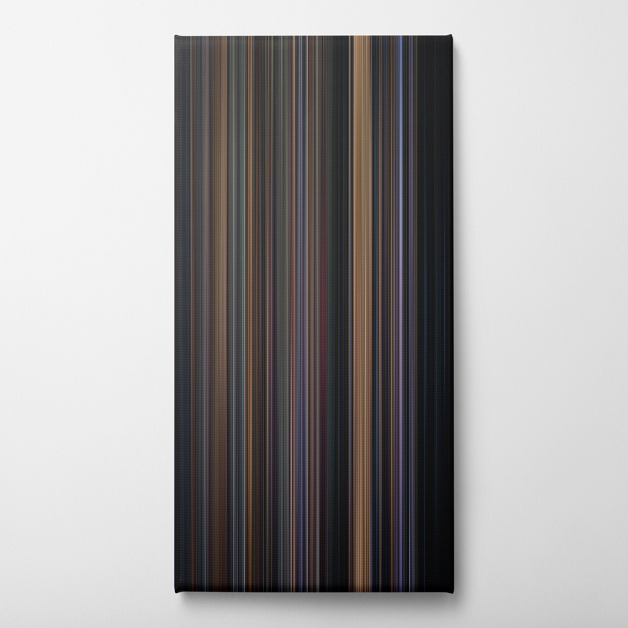 Batman (1989) CineSpectrum Color Spectrum Canvas Print - Vertical on Wall