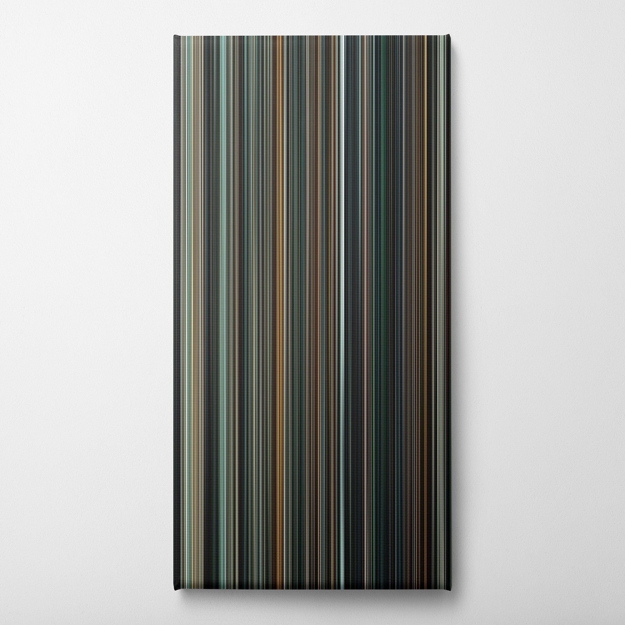 Batman v Superman - Dawn of Justice (2016) CineSpectrum Color Spectrum Canvas Print - Vertical on Wall