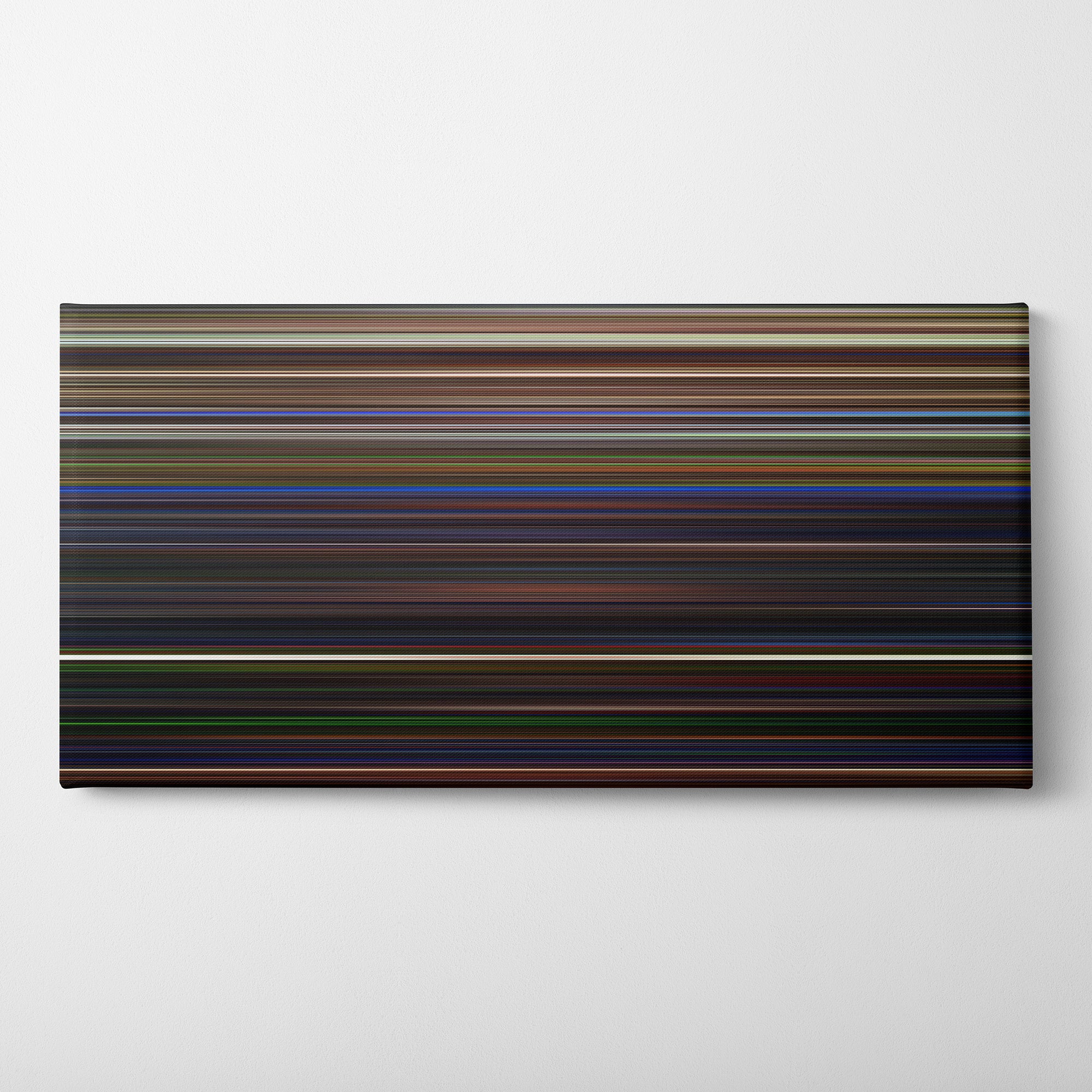 Beetlejuice (1988) CineSpectrum Color Spectrum Canvas Print - Horizontal on Wall