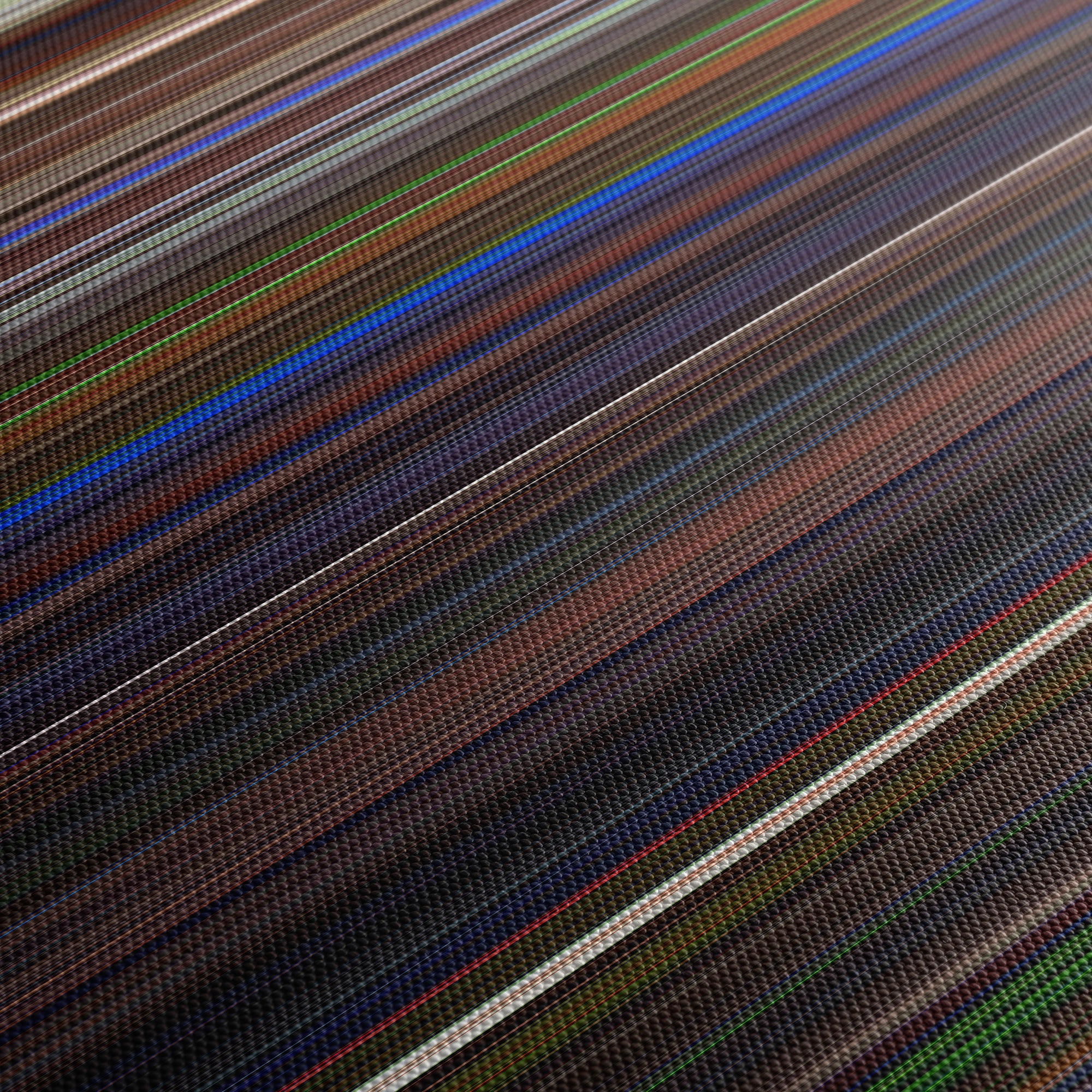 Beetlejuice (1988) CineSpectrum Color Spectrum Canvas Print - Close Up of Middle of Print