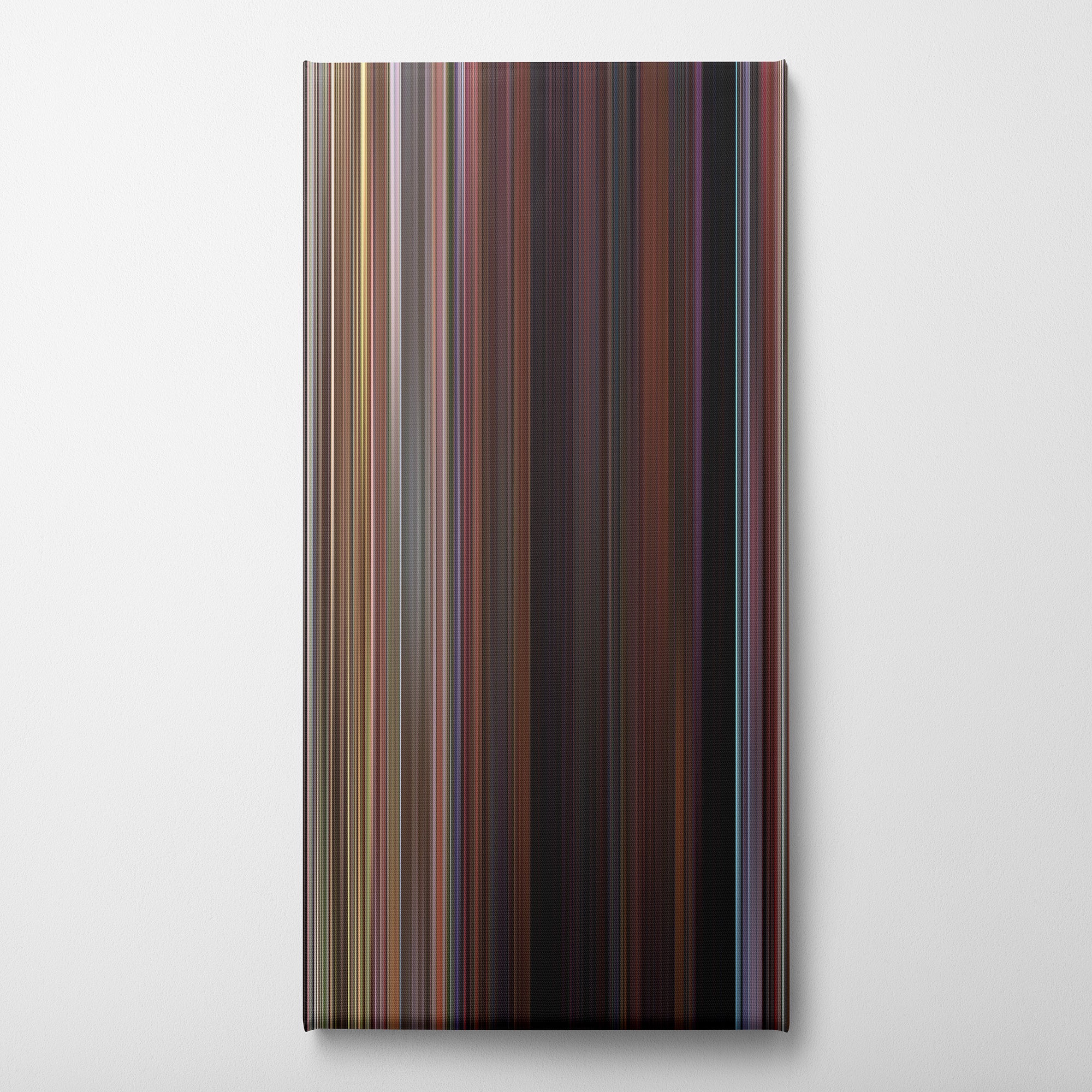 Before Sunrise (1995) CineSpectrum Color Spectrum Canvas Print - Vertical on Wall