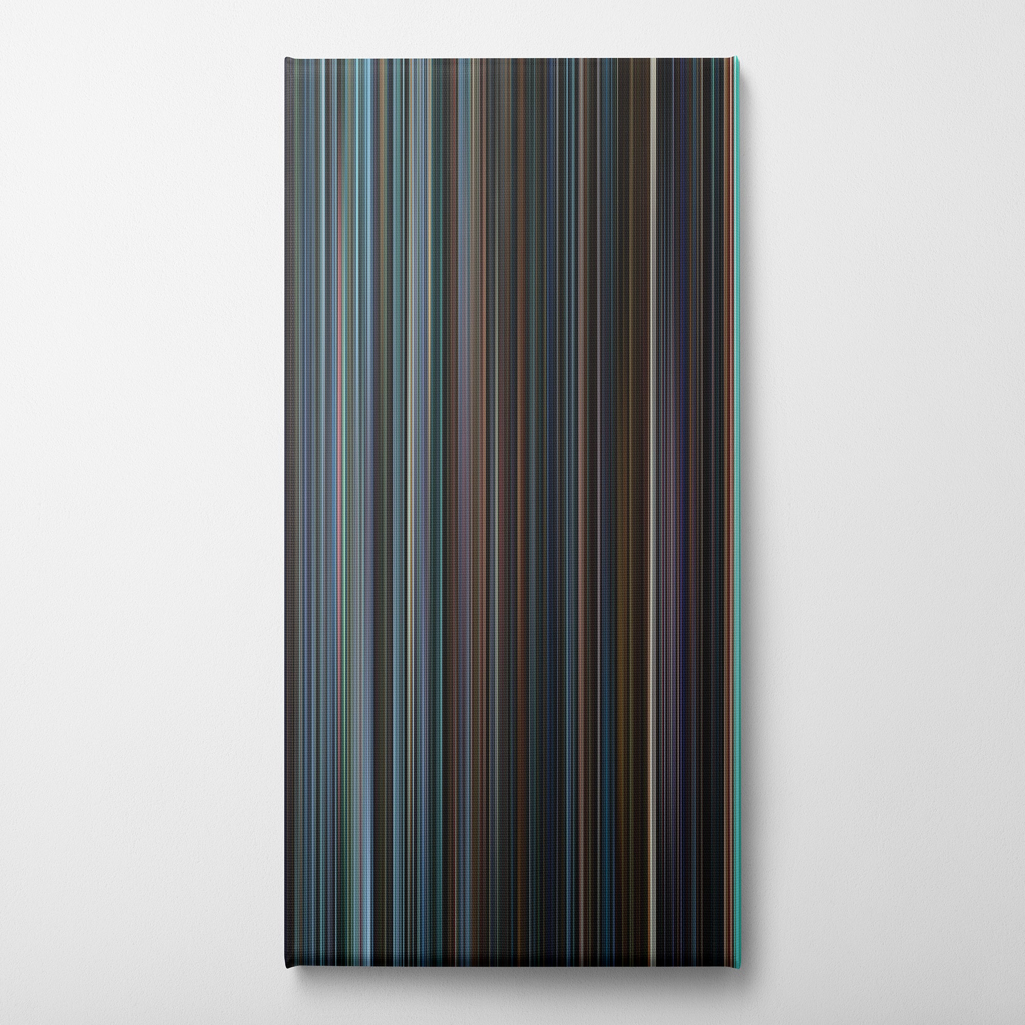 Being John Malkovich (1999) CineSpectrum Color Spectrum Canvas Print - Vertical on Wall
