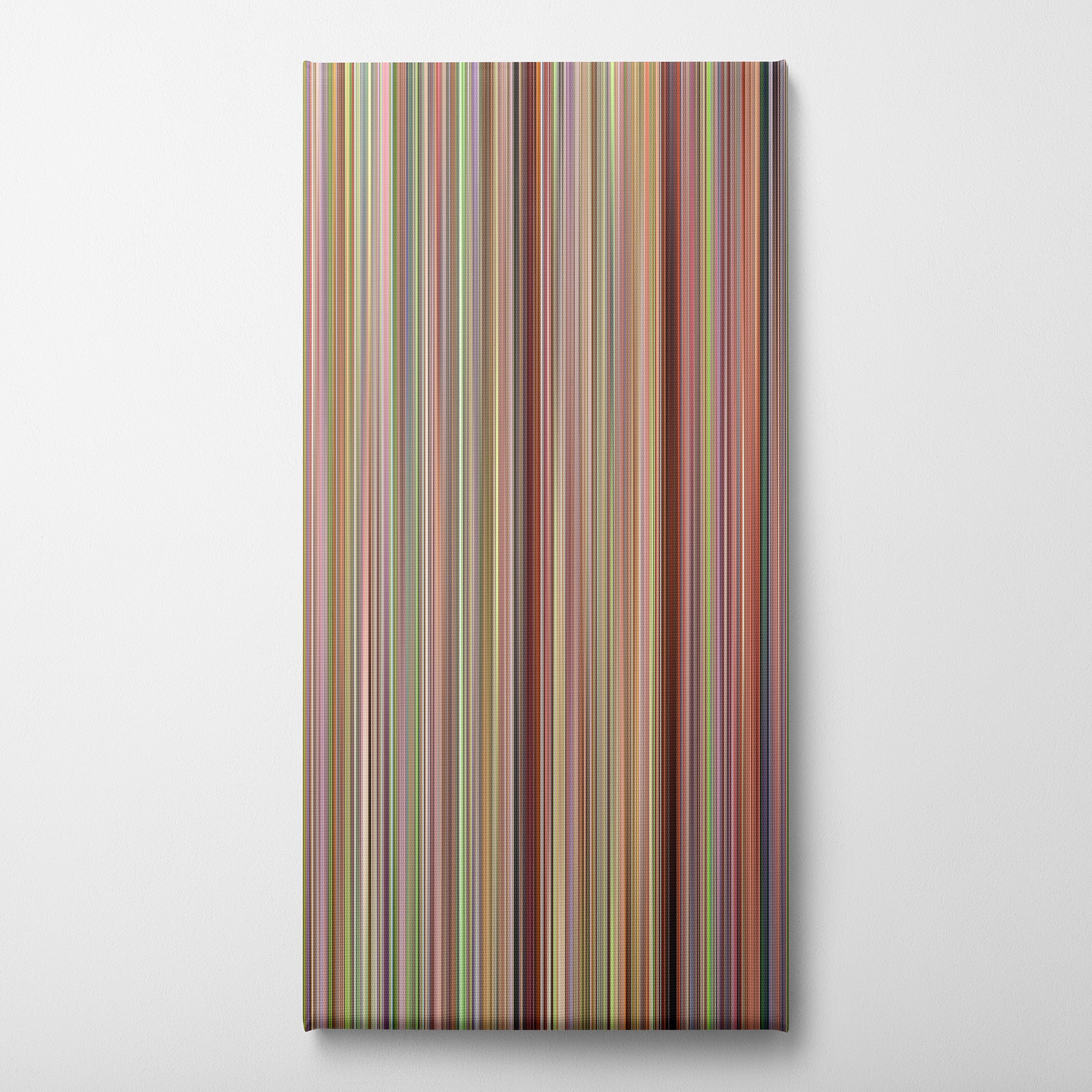 Bend It Like Beckham (2002) CineSpectrum Color Spectrum Canvas Print - Vertical on Wall