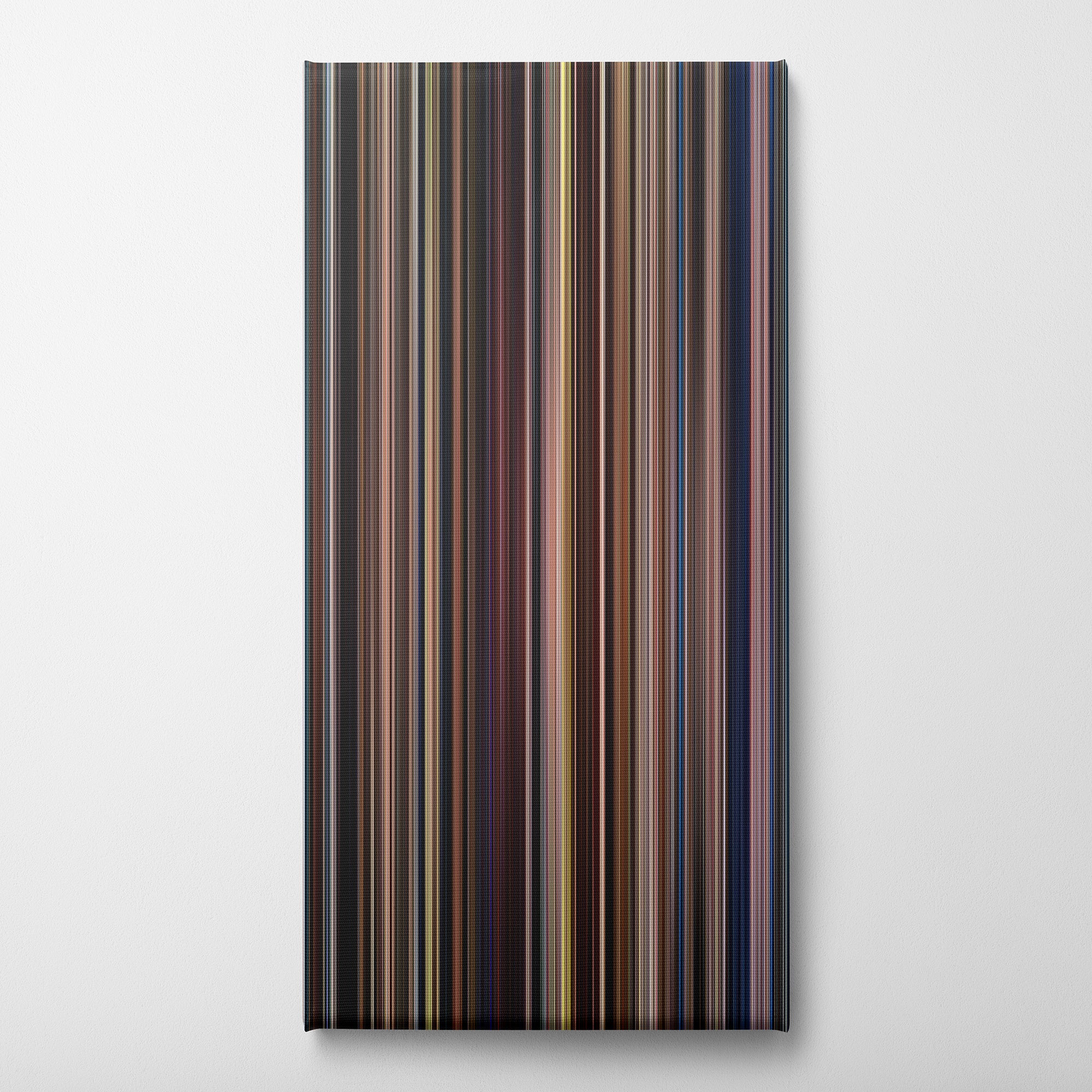 Big Fish (2003) CineSpectrum Color Spectrum Canvas Print - Vertical on Wall