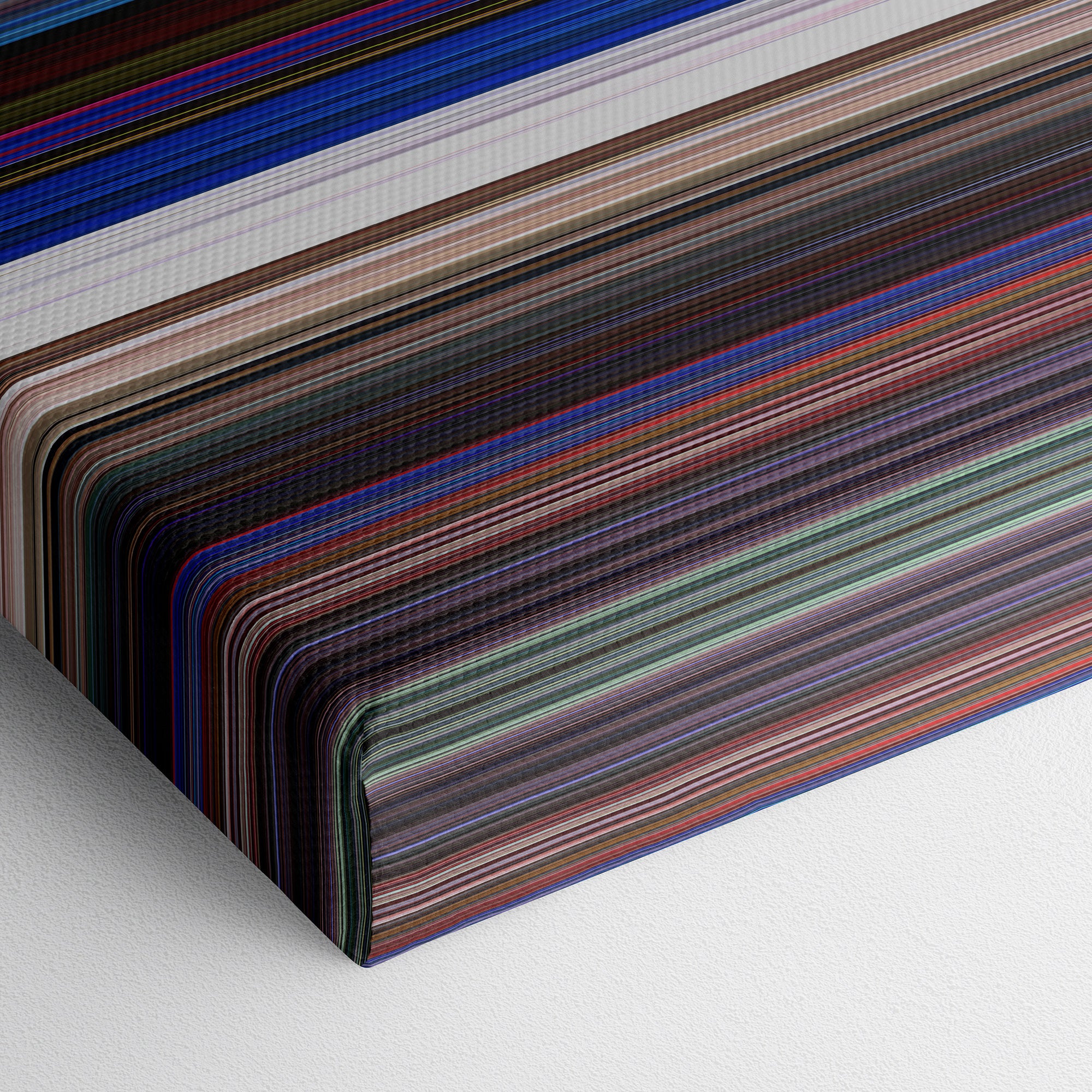 Bill and Ted's Bogus Journey (1991) CineSpectrum Color Spectrum Canvas Print - Close Up of Bottom of Print