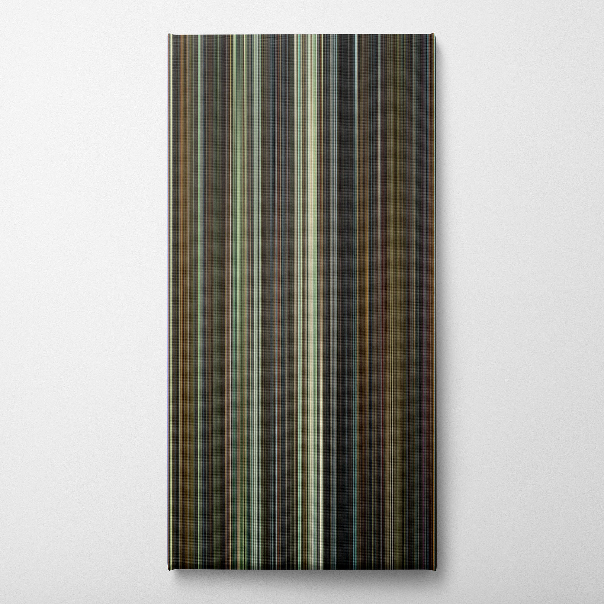 Blade - Trinity (2004) CineSpectrum Color Spectrum Canvas Print - Vertical on Wall