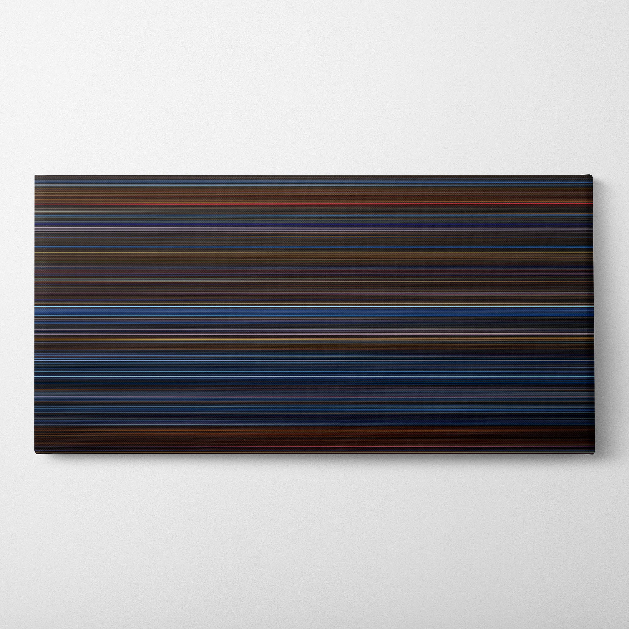 Blade II (2002) CineSpectrum Color Spectrum Canvas Print - Horizontal on Wall