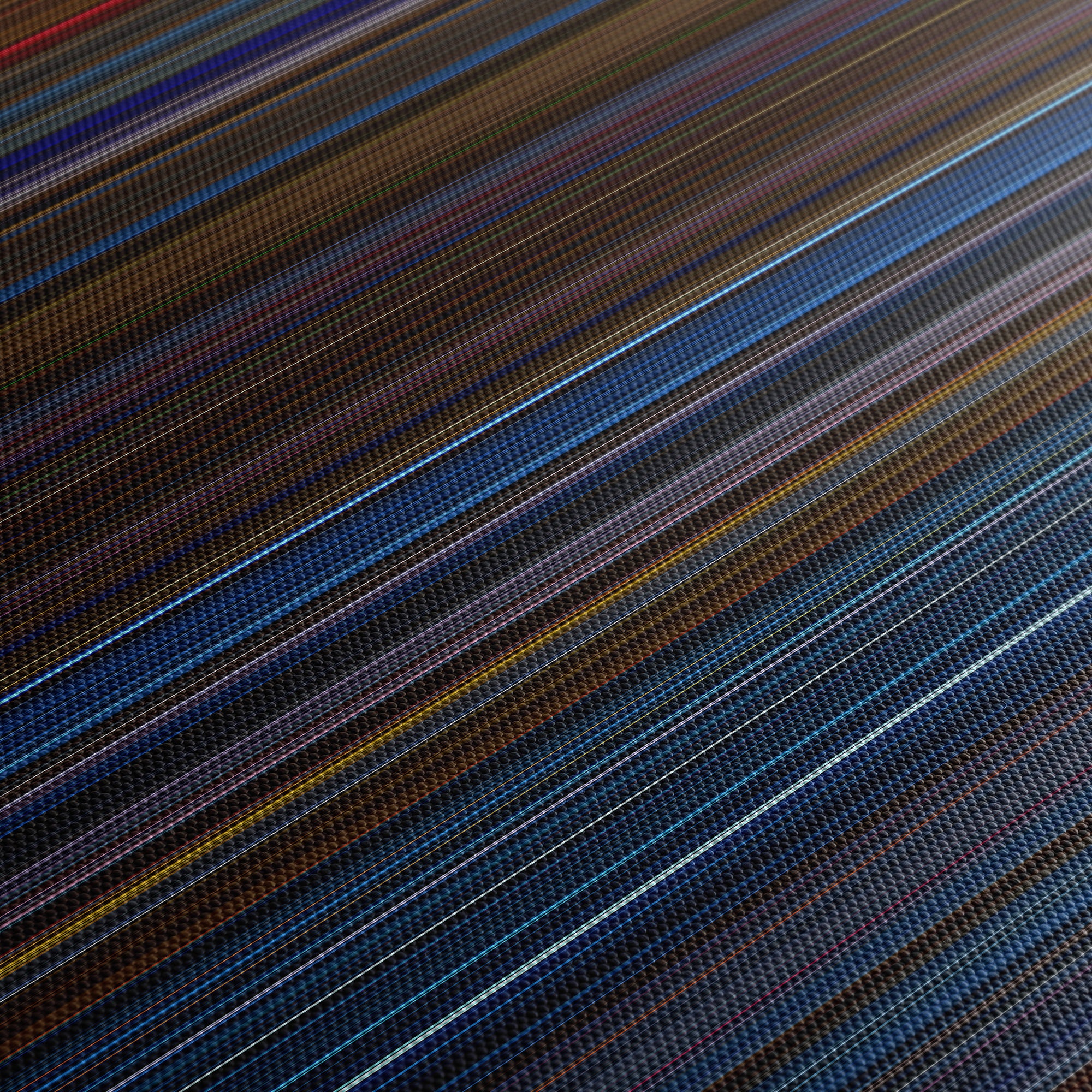 Blade II (2002) CineSpectrum Color Spectrum Canvas Print - Close Up of Middle of Print
