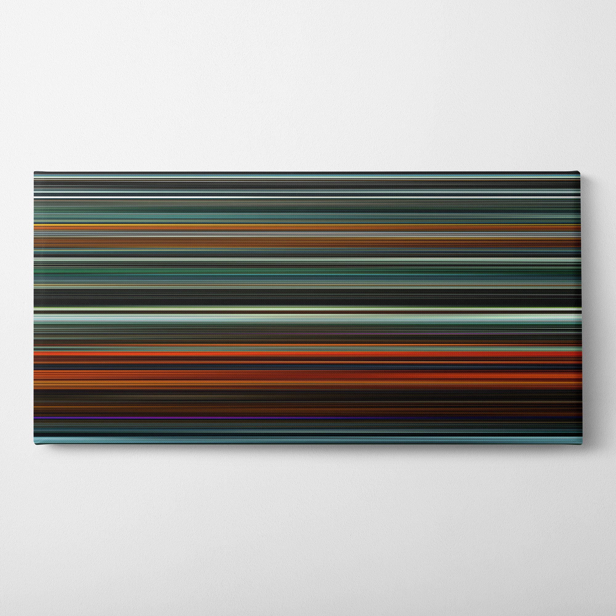 Blade Runner 2049 (2017) CineSpectrum Color Spectrum Canvas Print - Horizontal on Wall
