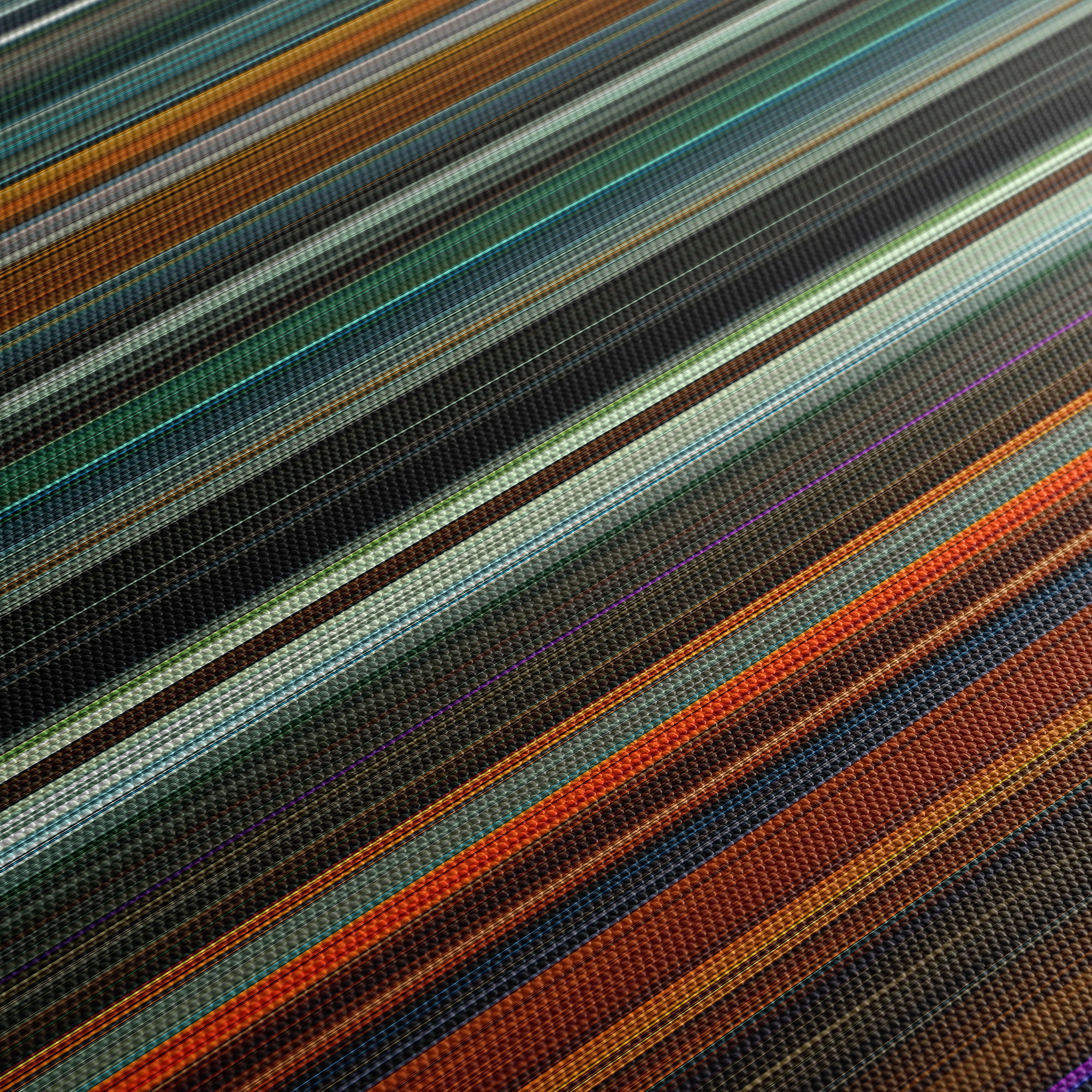 Blade Runner 2049 (2017) CineSpectrum Color Spectrum Canvas Print - Close Up of Middle of Print