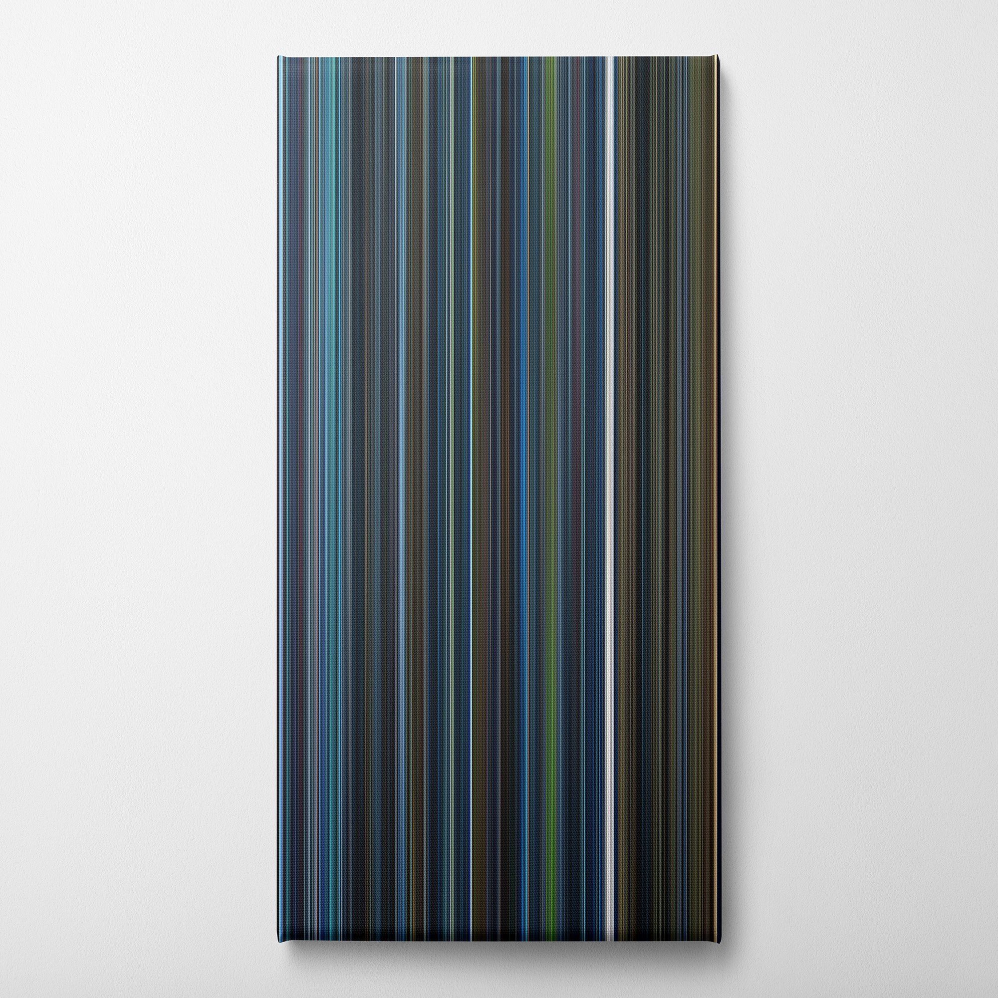 Blade (1998) CineSpectrum Color Spectrum Canvas Print - Vertical on Wall