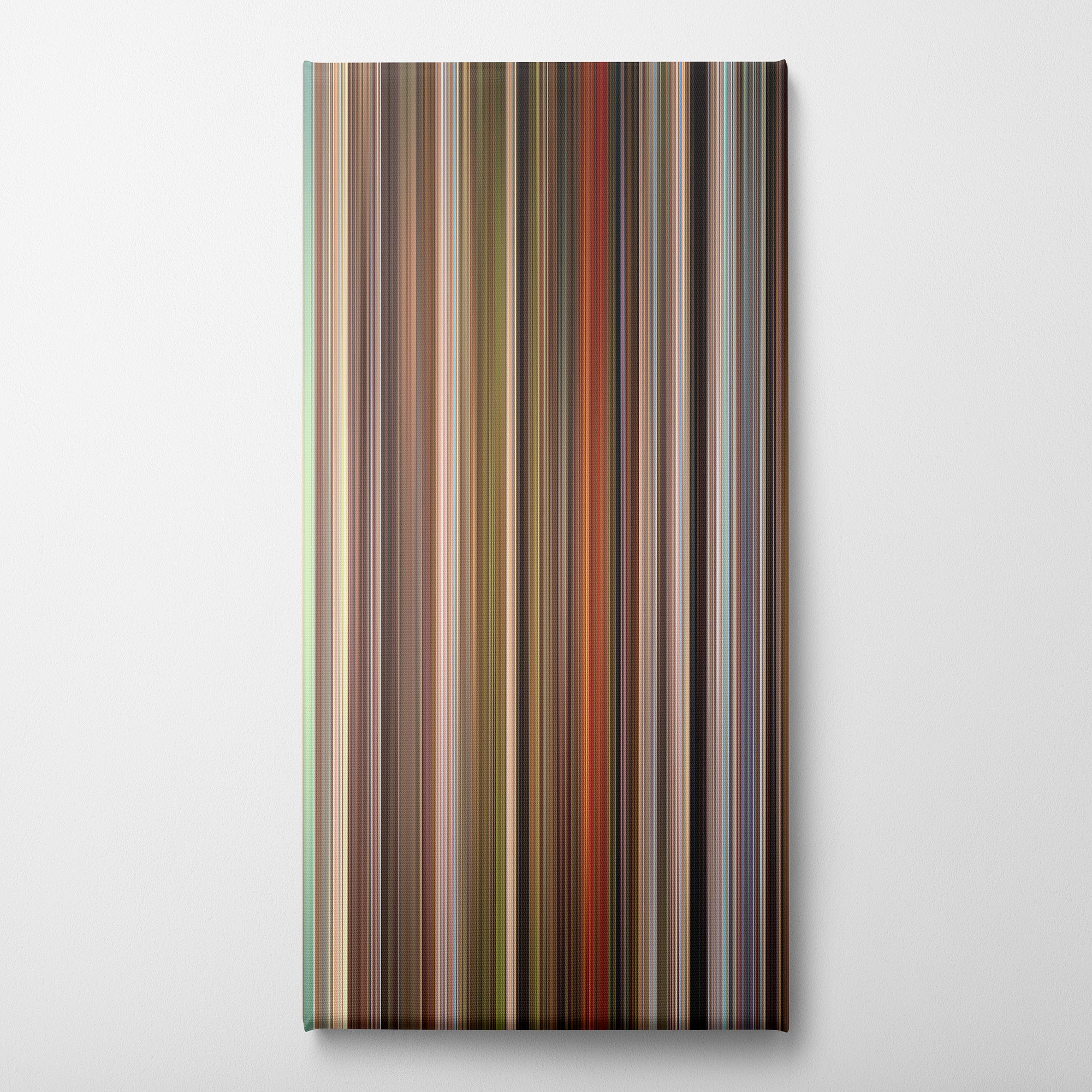 Blazing Saddles (1974) CineSpectrum Color Spectrum Canvas Print - Vertical on Wall