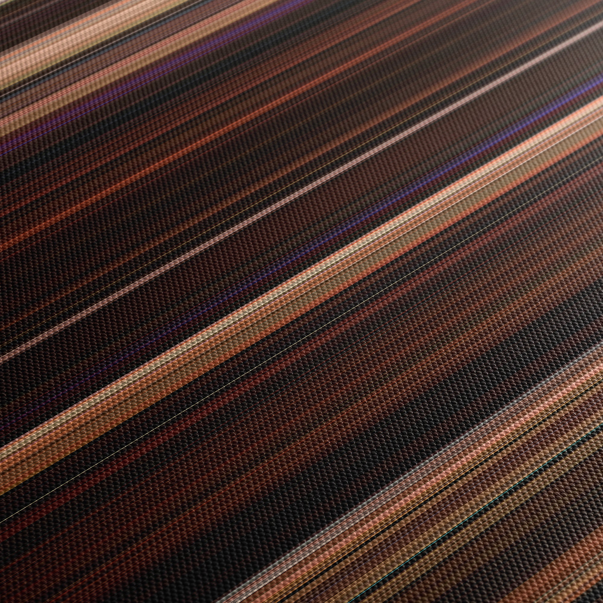 Blue Velvet (1986) CineSpectrum Color Spectrum Canvas Print - Close Up of Middle of Print