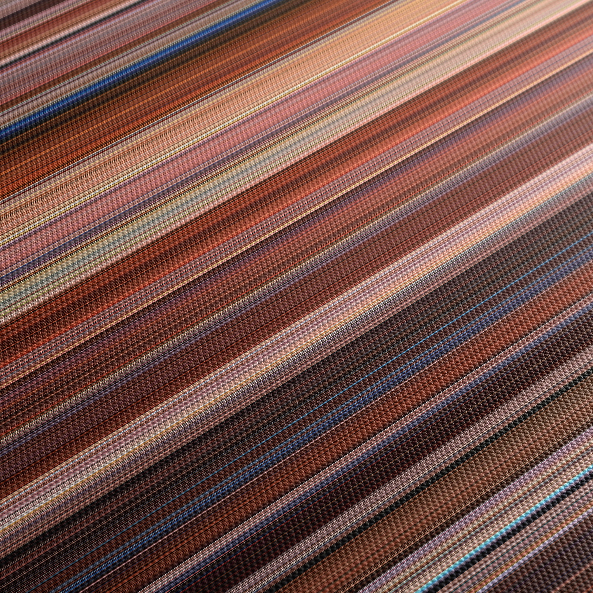 Blue is the Warmest Color (2013) CineSpectrum Color Spectrum Canvas Print - Close Up of Middle of Print