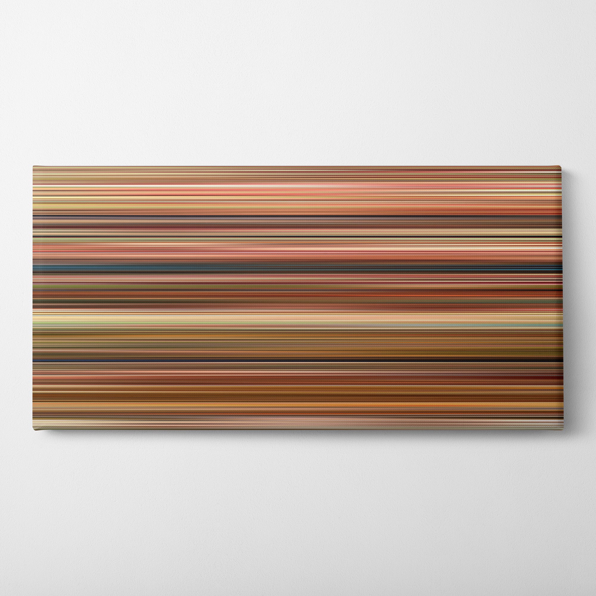 Bottle Rocket (1996) CineSpectrum Color Spectrum Canvas Print - Horizontal on Wall
