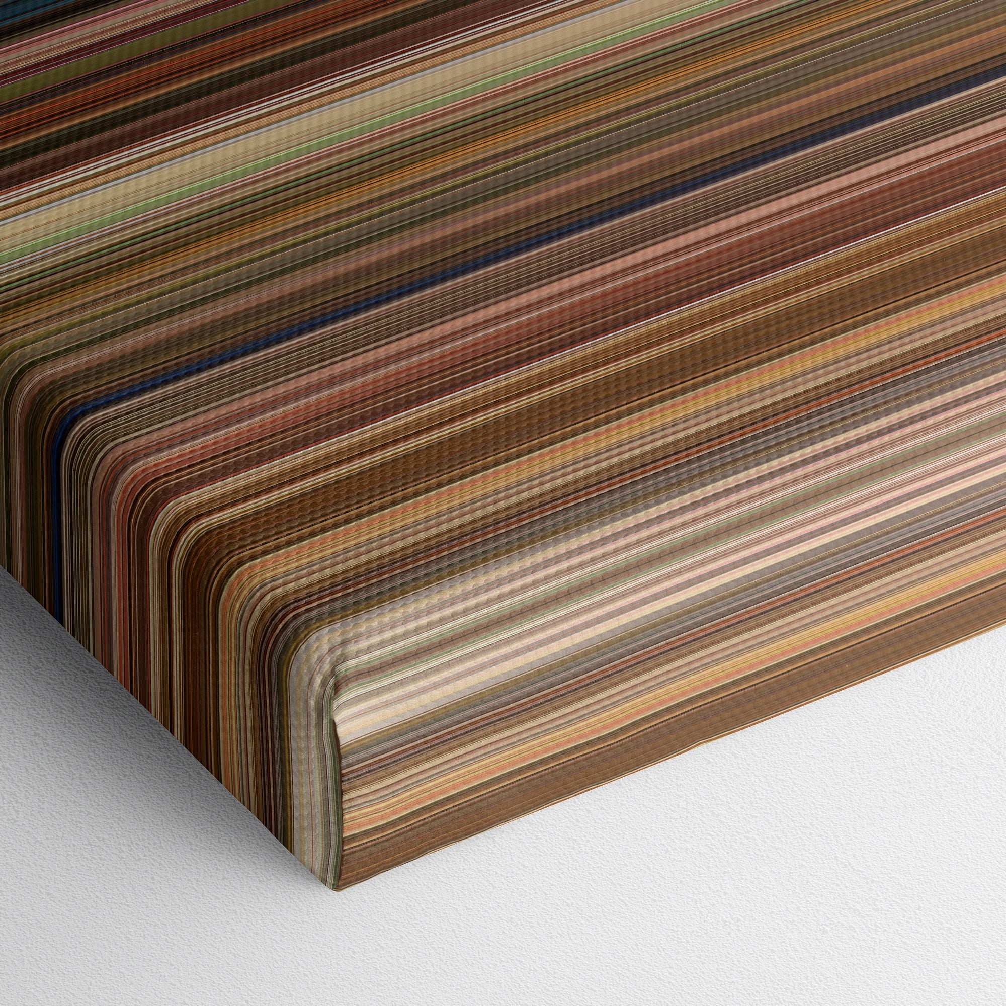 Bottle Rocket (1996) CineSpectrum Color Spectrum Canvas Print - Close Up of Bottom of Print