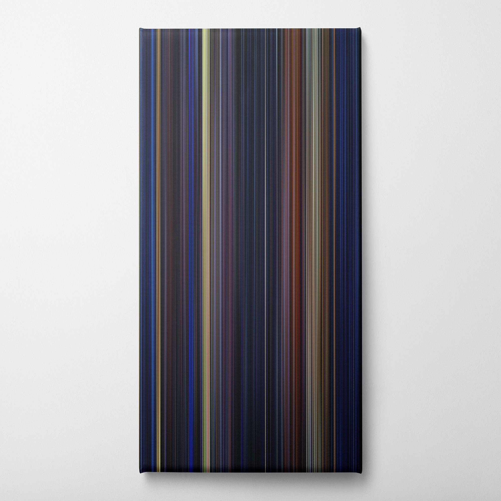 Bride of Chucky (1998) CineSpectrum Color Spectrum Canvas Print - Vertical on Wall