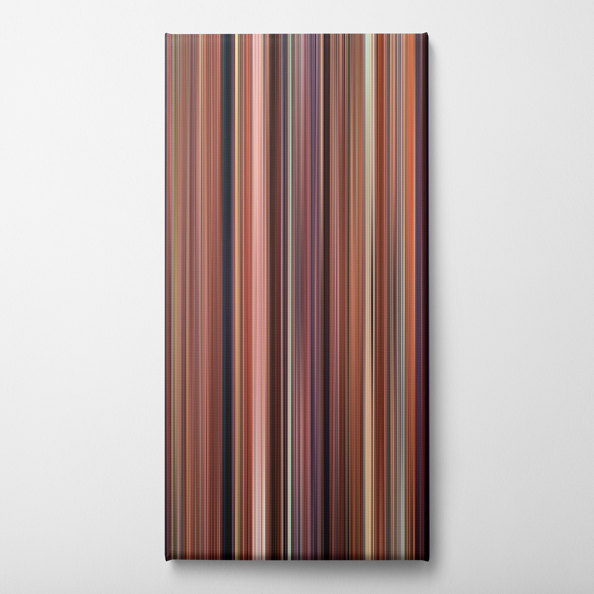Bridesmaids (2011) CineSpectrum Color Spectrum Canvas Print - Vertical on Wall