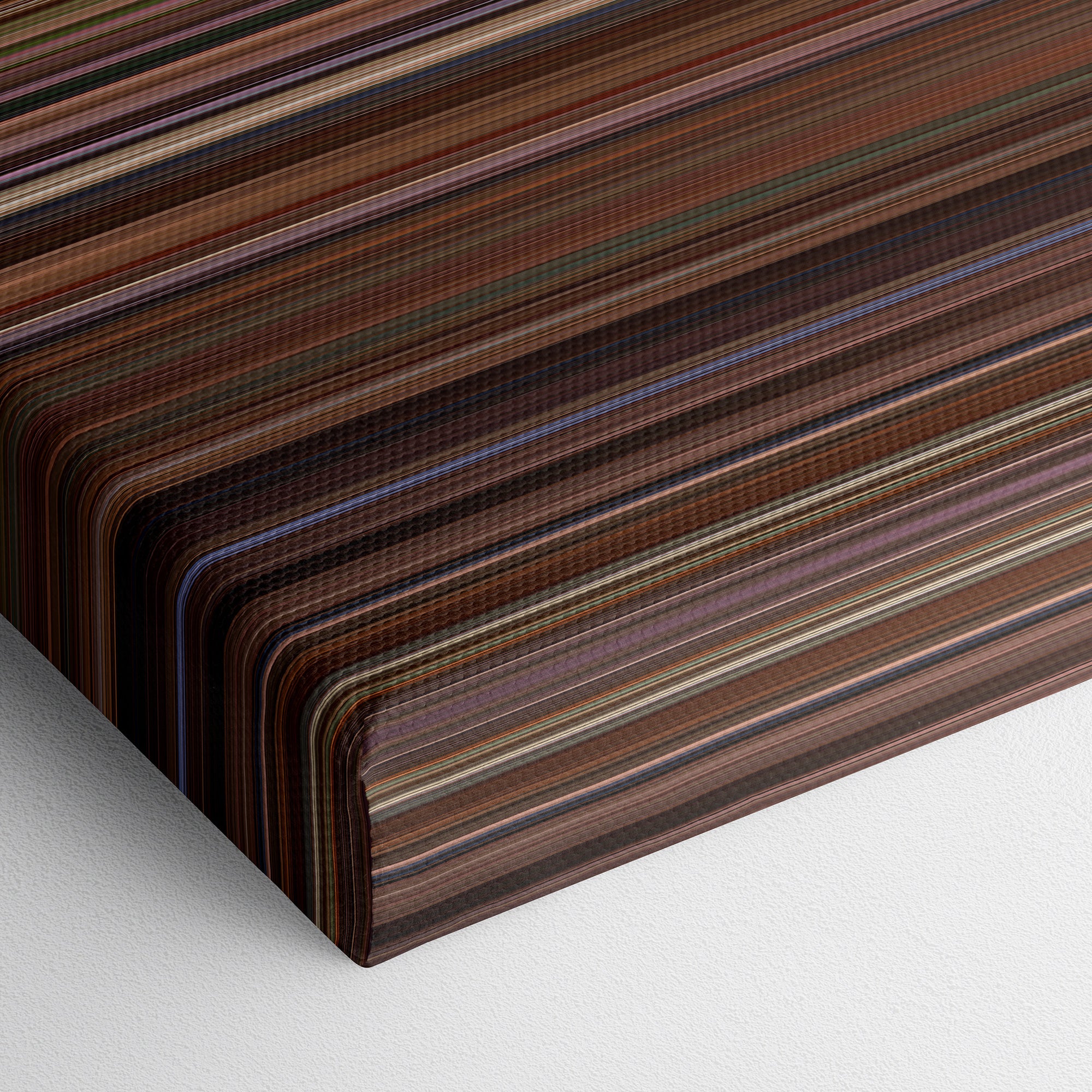 Bridget Jones's Diary (2001) CineSpectrum Color Spectrum Canvas Print - Close Up of Bottom of Print