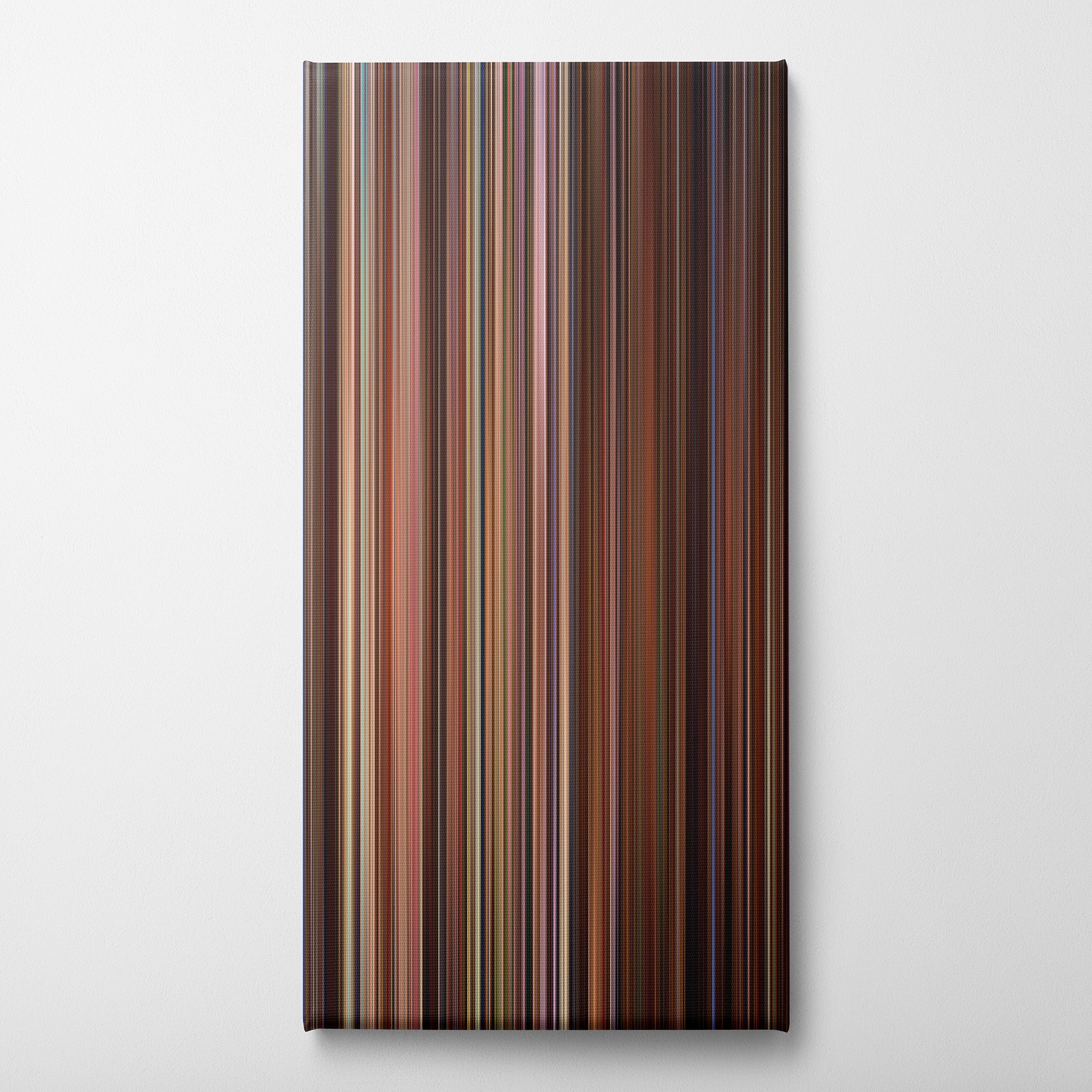 Bridget Jones's Diary (2001) CineSpectrum Color Spectrum Canvas Print - Vertical on Wall