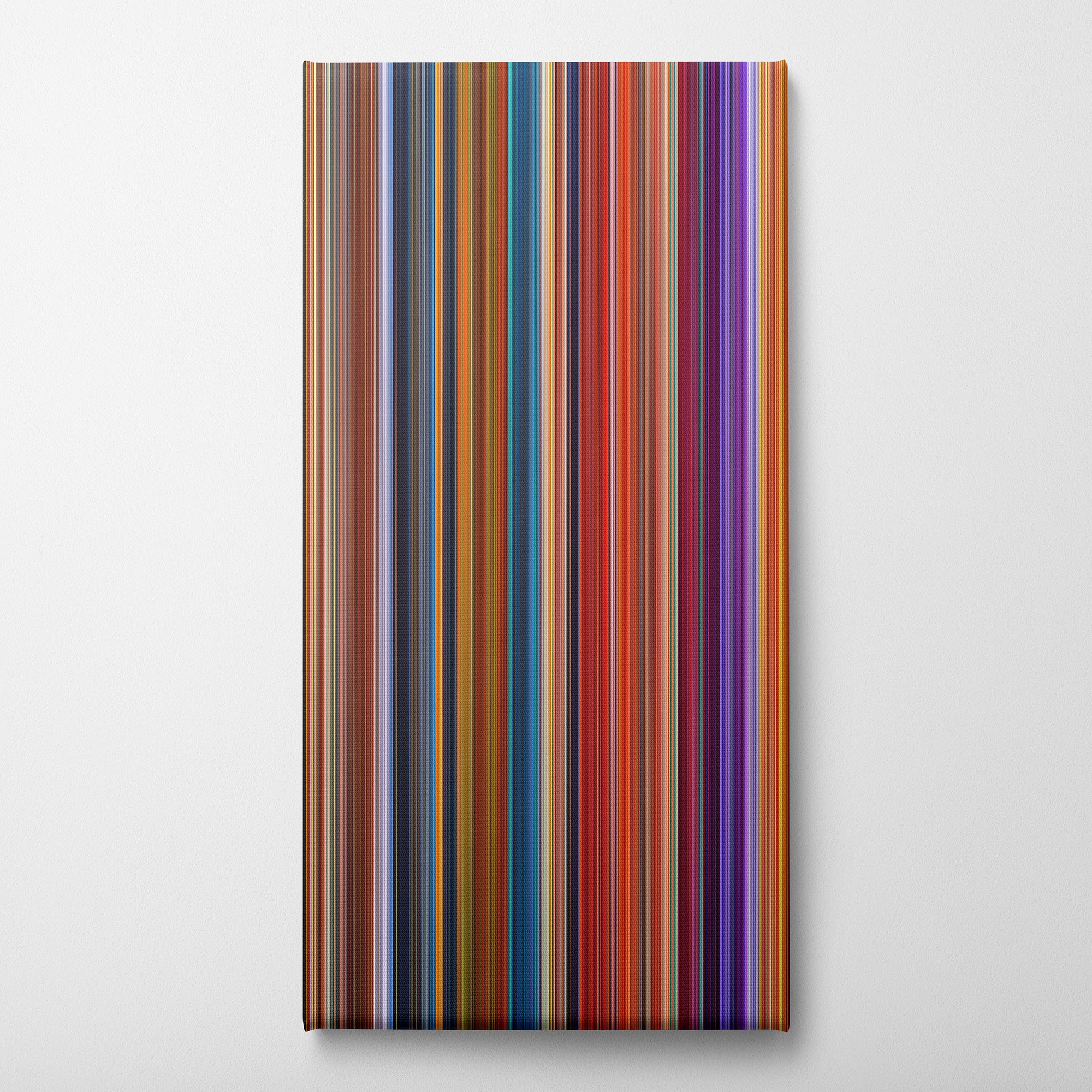 Brother Bear (2003) CineSpectrum Color Spectrum Canvas Print - Vertical on Wall