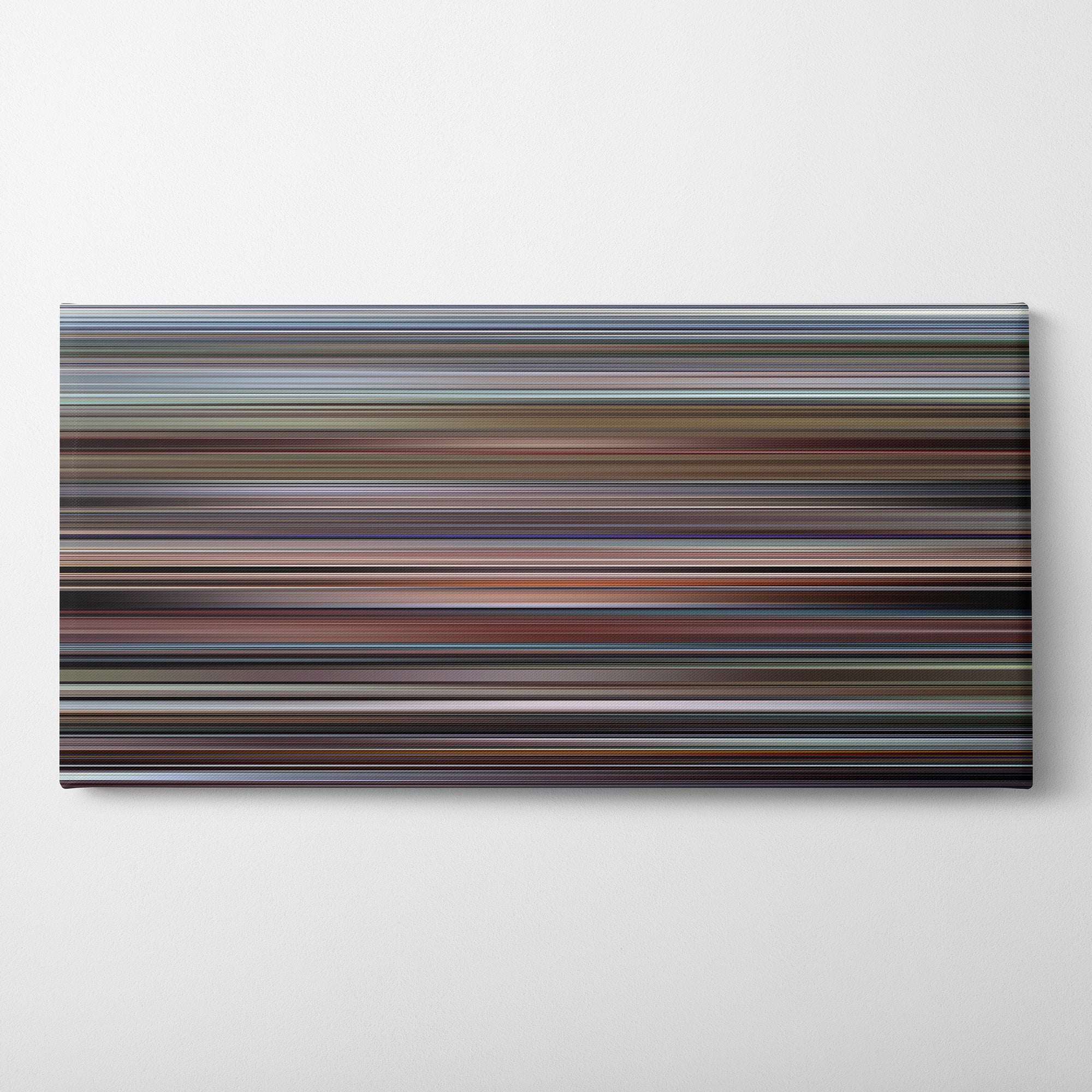 Buffalo 66 (1998) CineSpectrum Color Spectrum Canvas Print - Horizontal on Wall